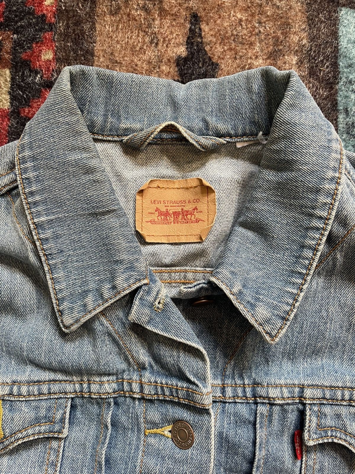 Levi's Levi’s Womens Classic Blue Denim Jacket Size S / US 4 / IT 40 - 3 Thumbnail