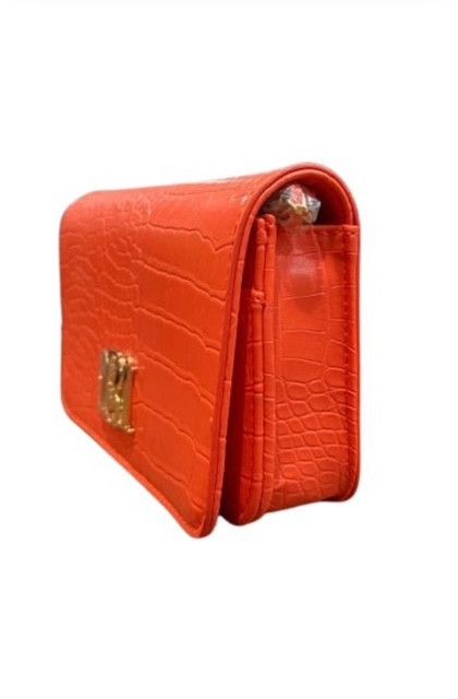 Badgley Mischka Croco Crossbody With Logo Plate Size ONE SIZE - 2 Thumbnail