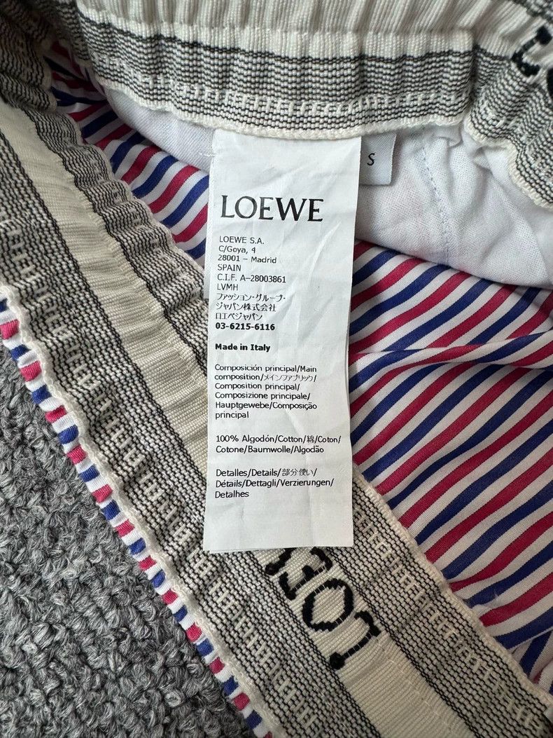 Loewe LOEWE sizeS Striped embroidered logo shorts Size 26" / US 2 / IT 38 - 5 Thumbnail