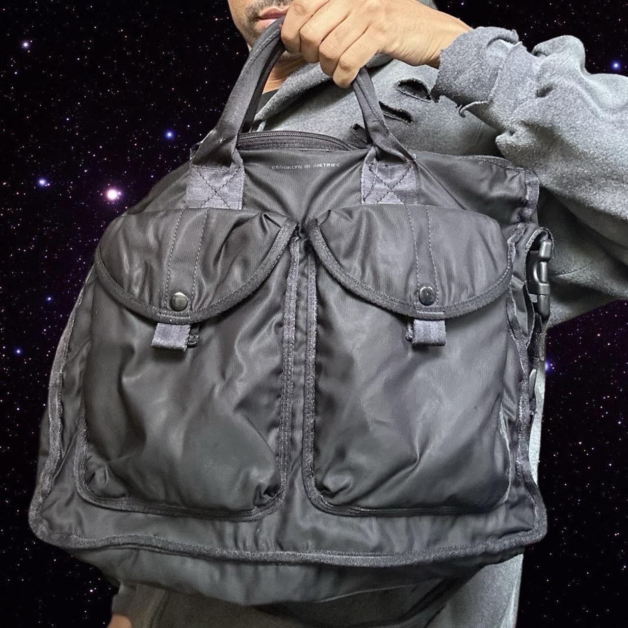 Alpha Industries Alpha Industries Black Nylon Utilitarian Messenger Bag Size ONE SIZE - 3 Thumbnail