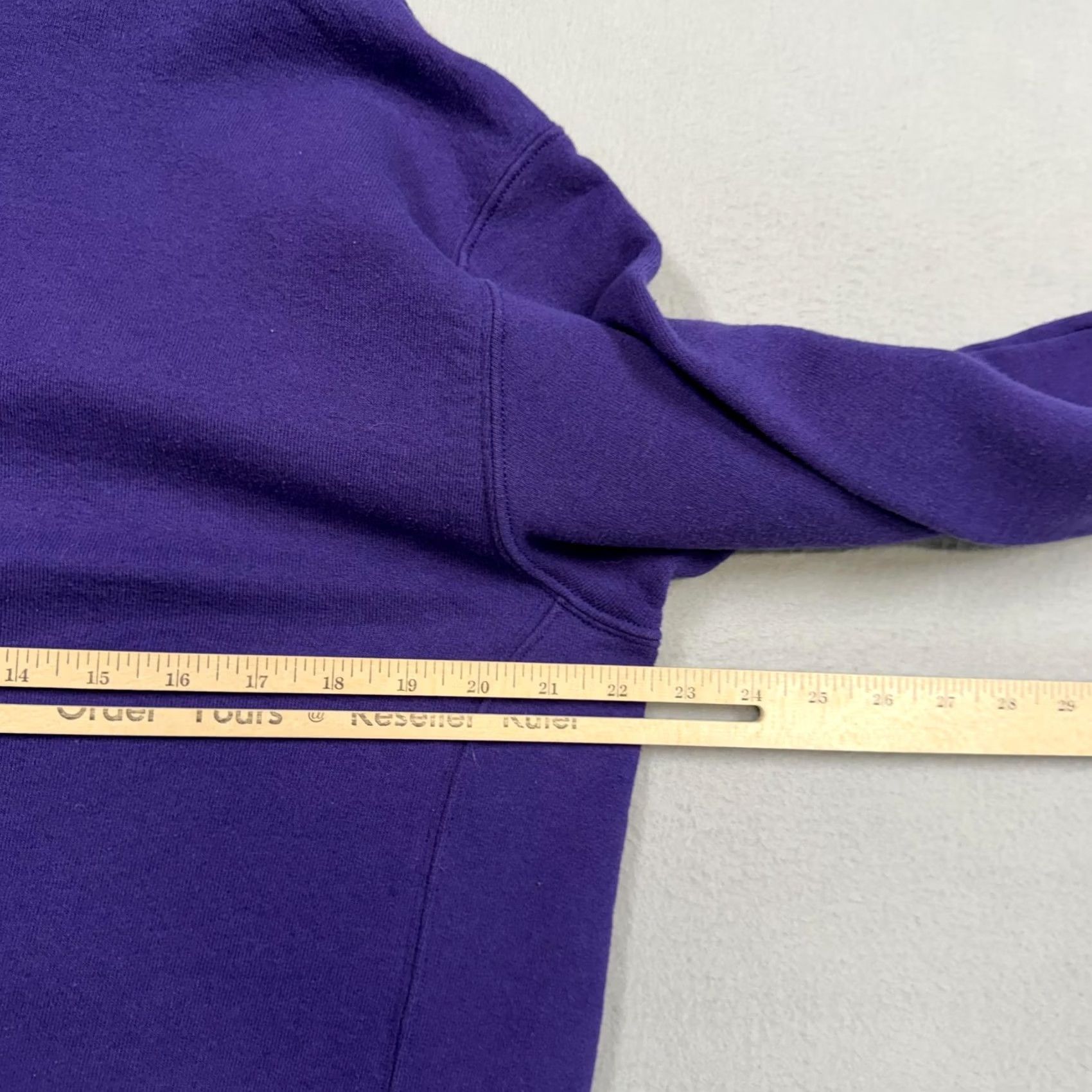 Russell Athletic Russell Athletic Hoodie Mens Medium Purple Fleece Pullover Hooded Sweatshirt Size US M / EU 48-50 / 2 - 5 Thumbnail