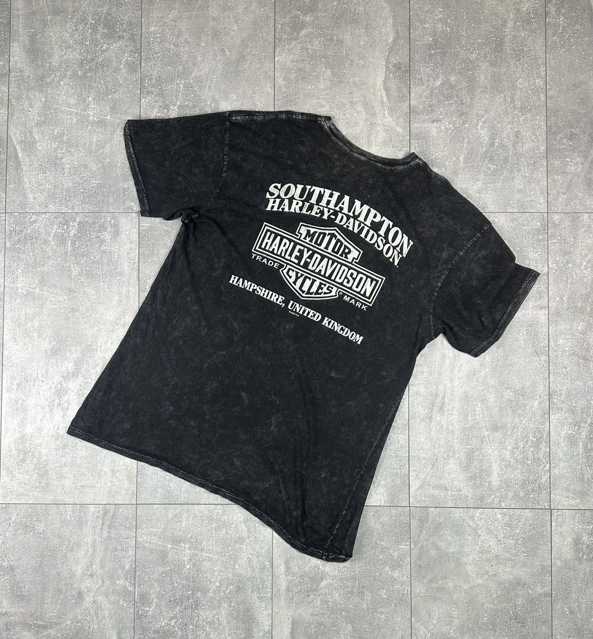Harley Davidson Harley Davidson Taiday Mens Scull Overprint Logo T-Shirt Size US XL / EU 56 / 4 - 8 Thumbnail