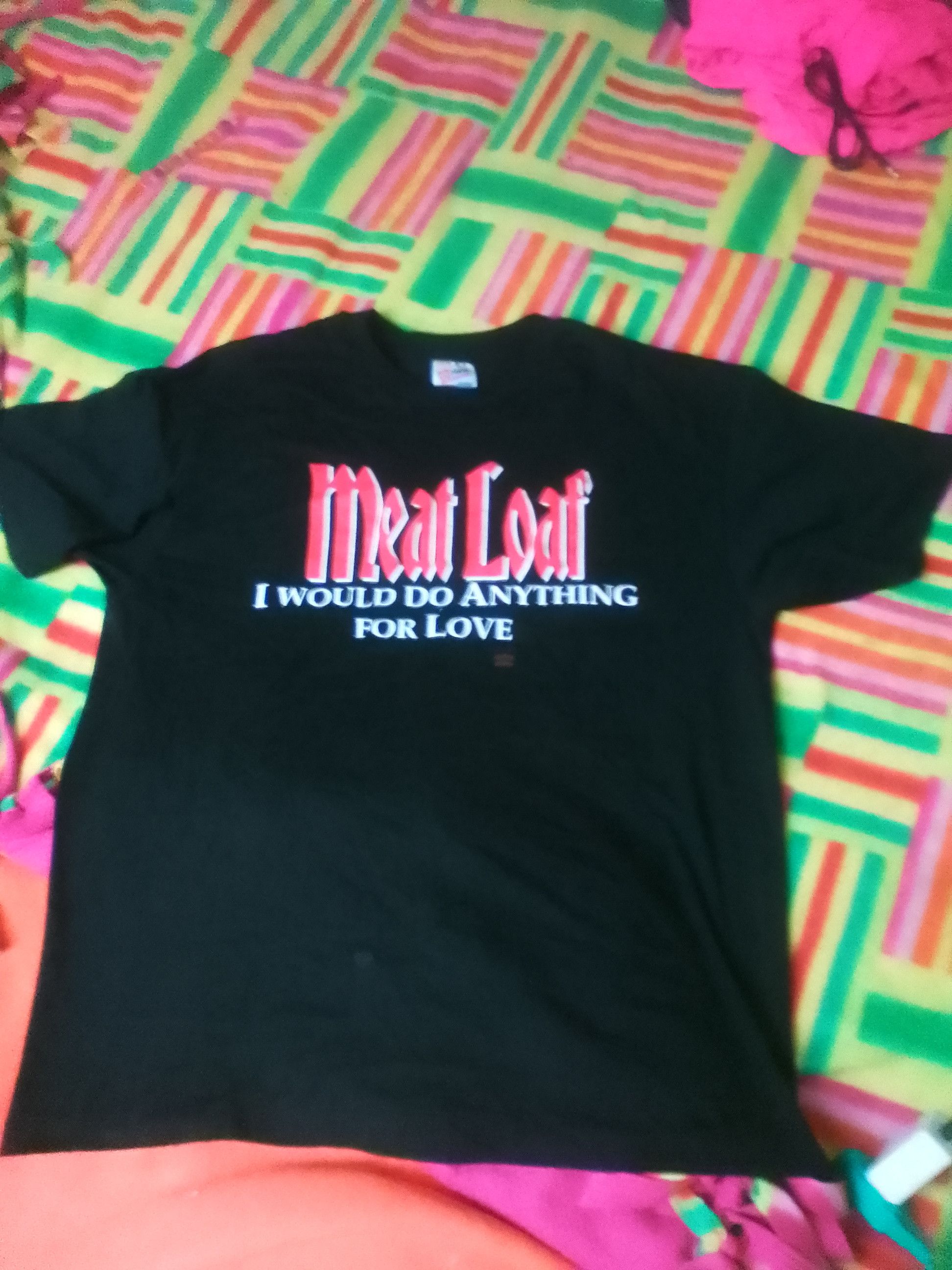 Hanes Vintage 1993 Meatloaf concert T-shirt Size US XL / EU 56 / 4 - 1 Thumbnail