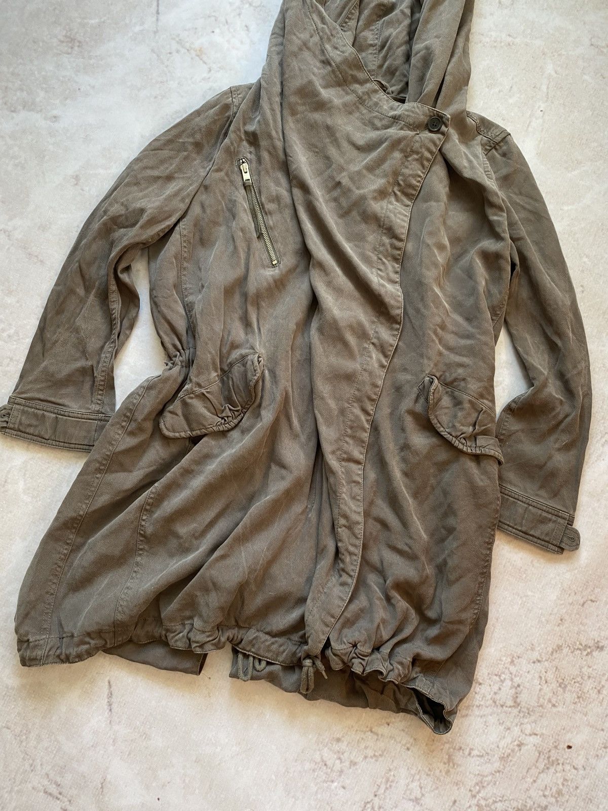 Allsaints × If Six Was Nine CRAZY RICK OWENS STYLE DISTRESSED MULTI ZIPPER CARGO JACKET Size L / US 10 / IT 46 - 2 Thumbnail