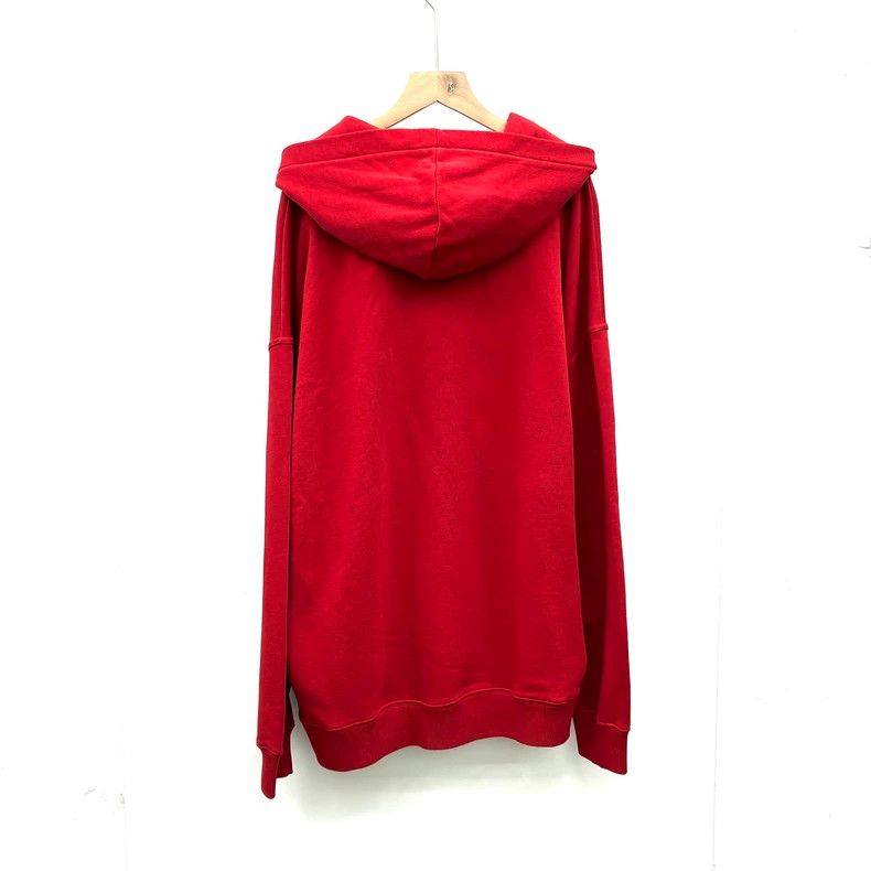 Givenchy Givenchy Red Hooded Letter Logo Printed Sweatshirt Size US XS / EU 42 / 0 - 3 Thumbnail