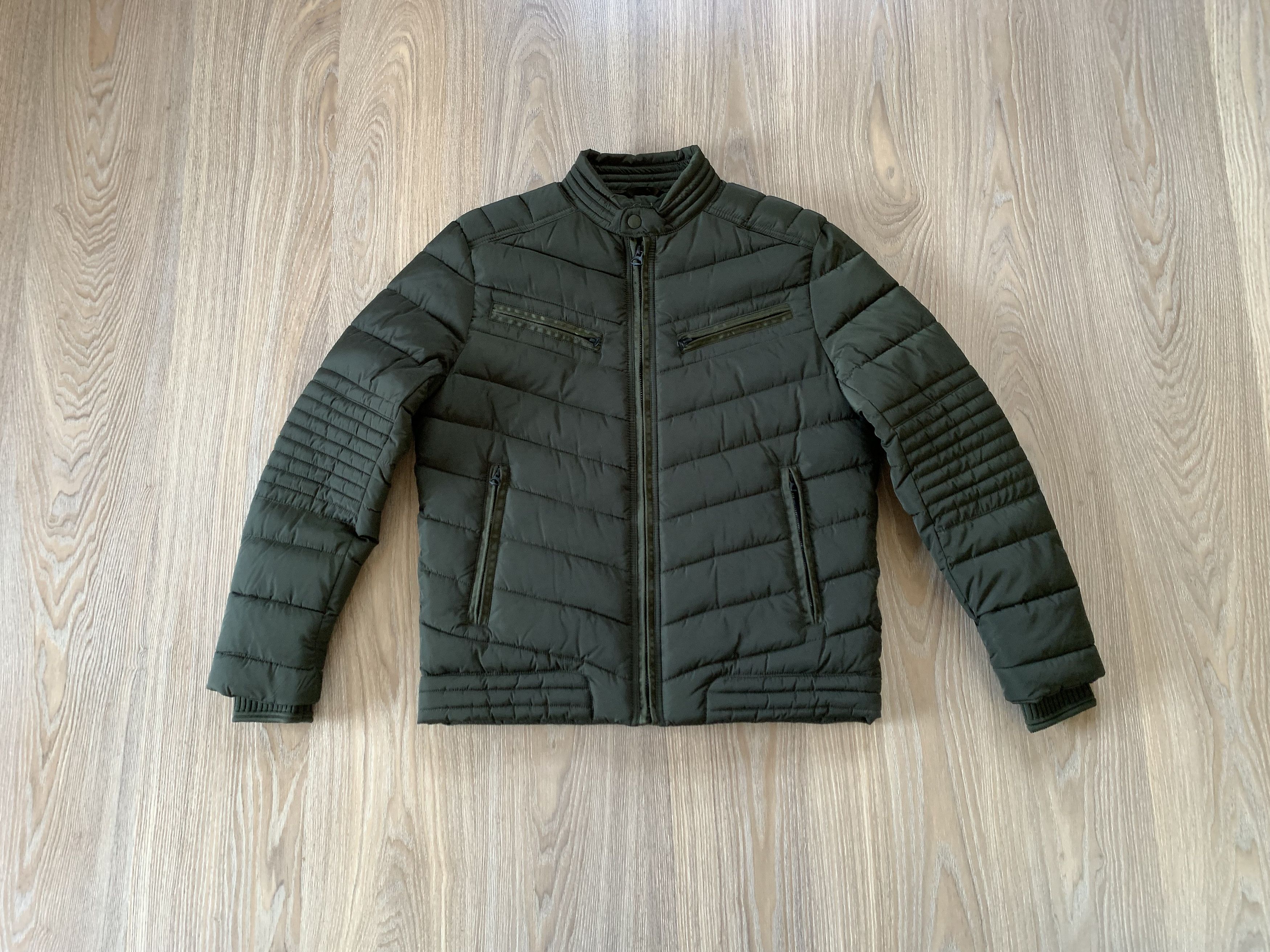 C&A C&A New Khaki Quilted Jacket Size US M / EU 48-50 / 2 - 1 Thumbnail