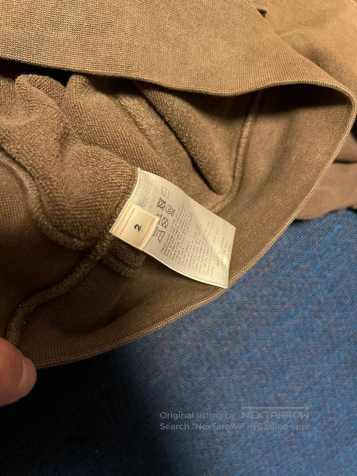 Visvim visvim jumbo hoodie in mud. Size US S / EU 44-46 / 1 - 4 Thumbnail