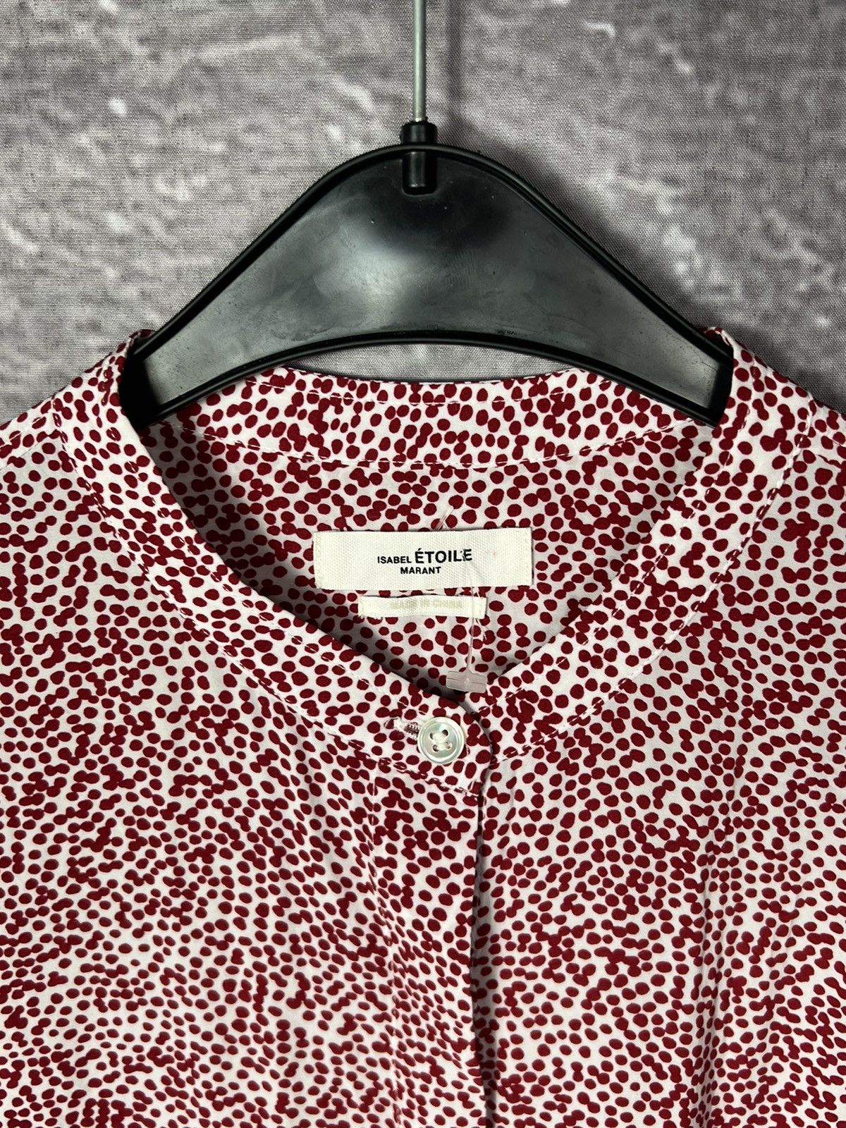 Isabel Marant Isabel Marant Catchell polka dot shirt in red Size M / US 6-8 / IT 42-44 - 3 Thumbnail