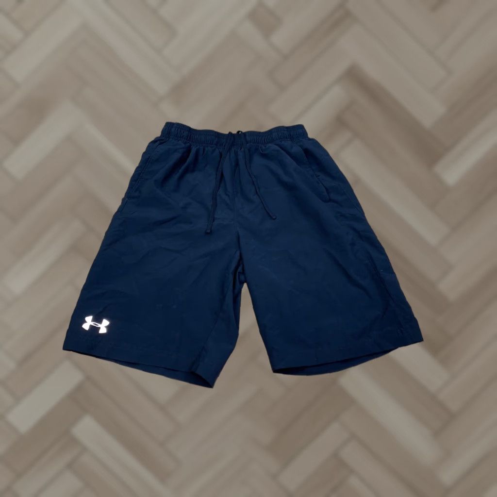 Under Armour Under armour Shorts Mens S Black Lined Fitted Activewear Gym Training Size US 29 - 1 Thumbnail