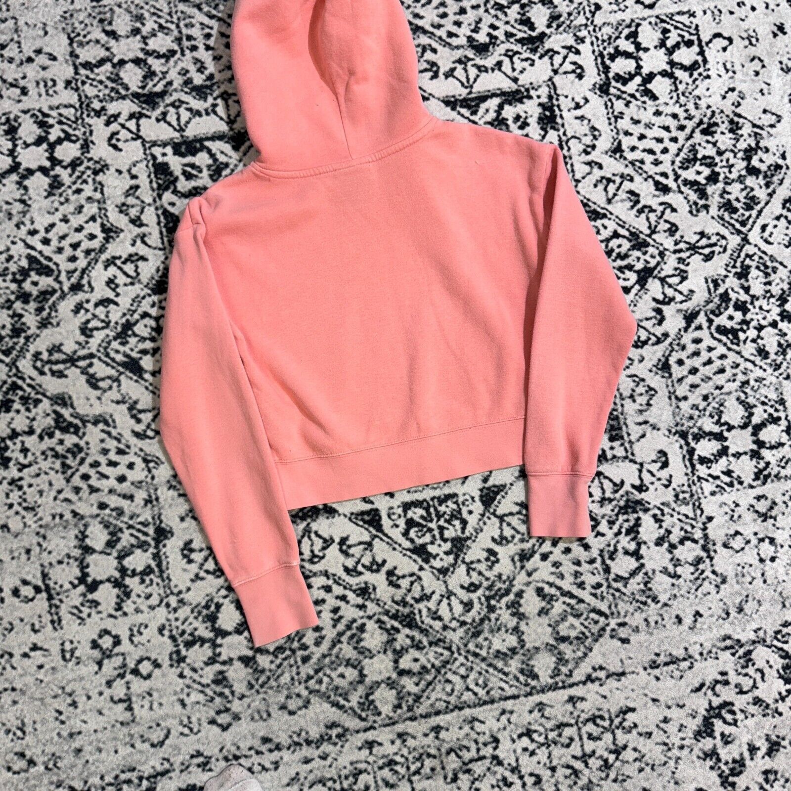 Nike × Vintage Vintage Nike Peach Cotton Hoodie Size S 90s Centre Swoosh Size US S / EU 44-46 / 1 - 9 Thumbnail
