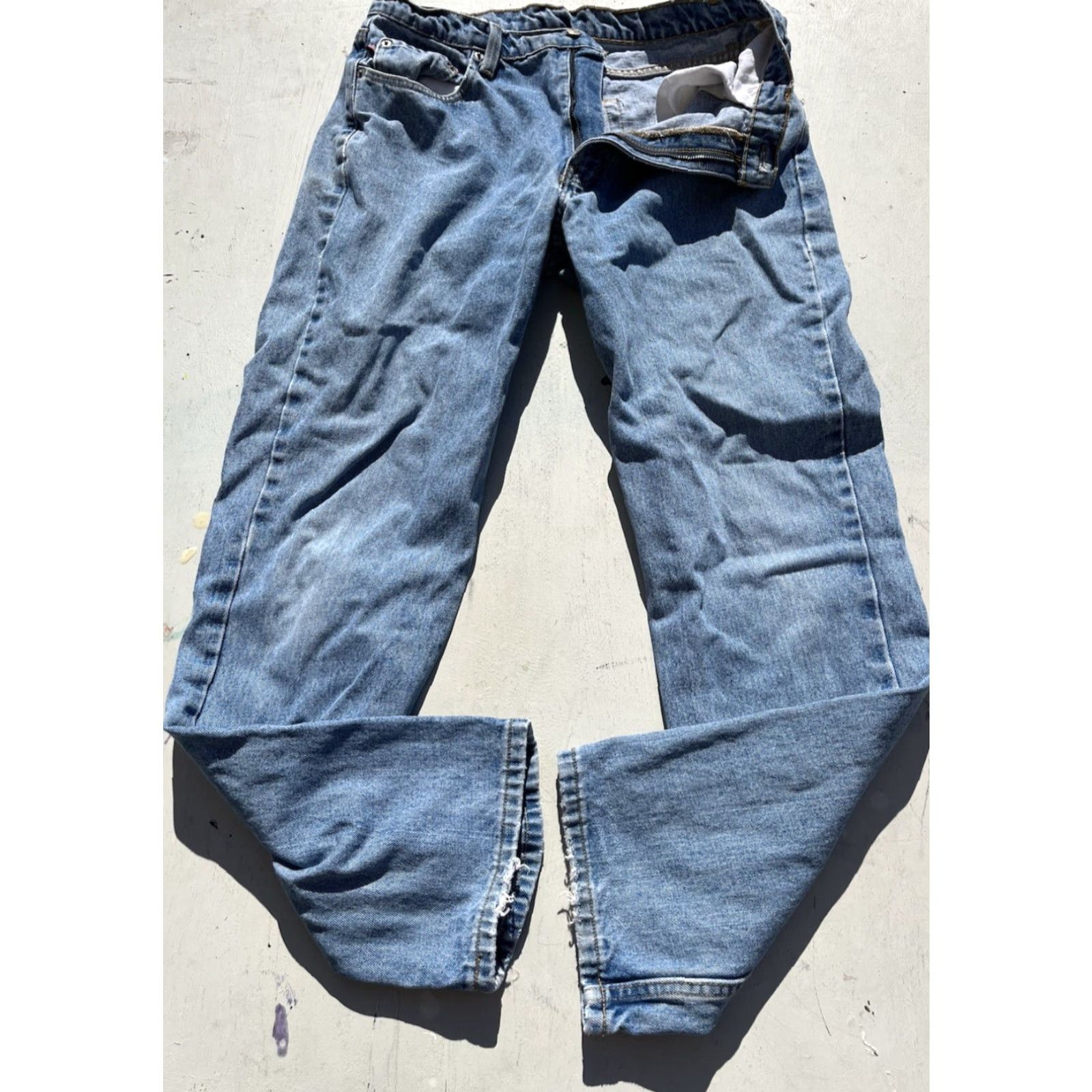 Ralph Lauren Ralph Lauren Jeans Blue Straight Leg 34x32 Zip Logo Icon 50s James Dean Mens Size US 34 / EU 50 - 6 Thumbnail