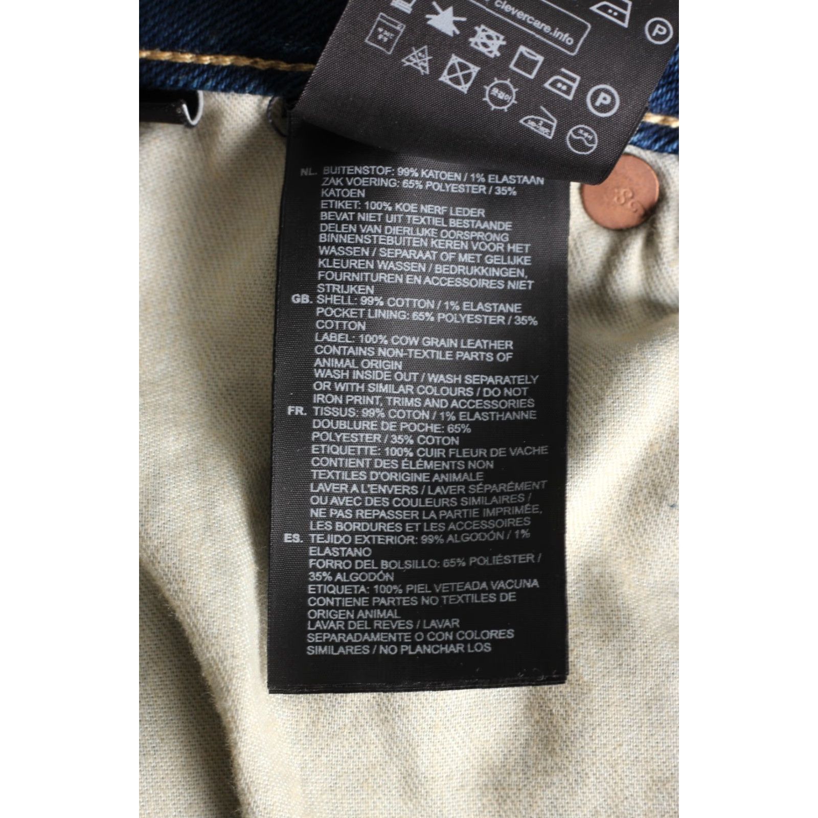 G-Star G-Star 3301 Slim Stretch Jeans Men W34 L32 DZ7288 Jeans Size US 34 / EU 50 - 7 Thumbnail
