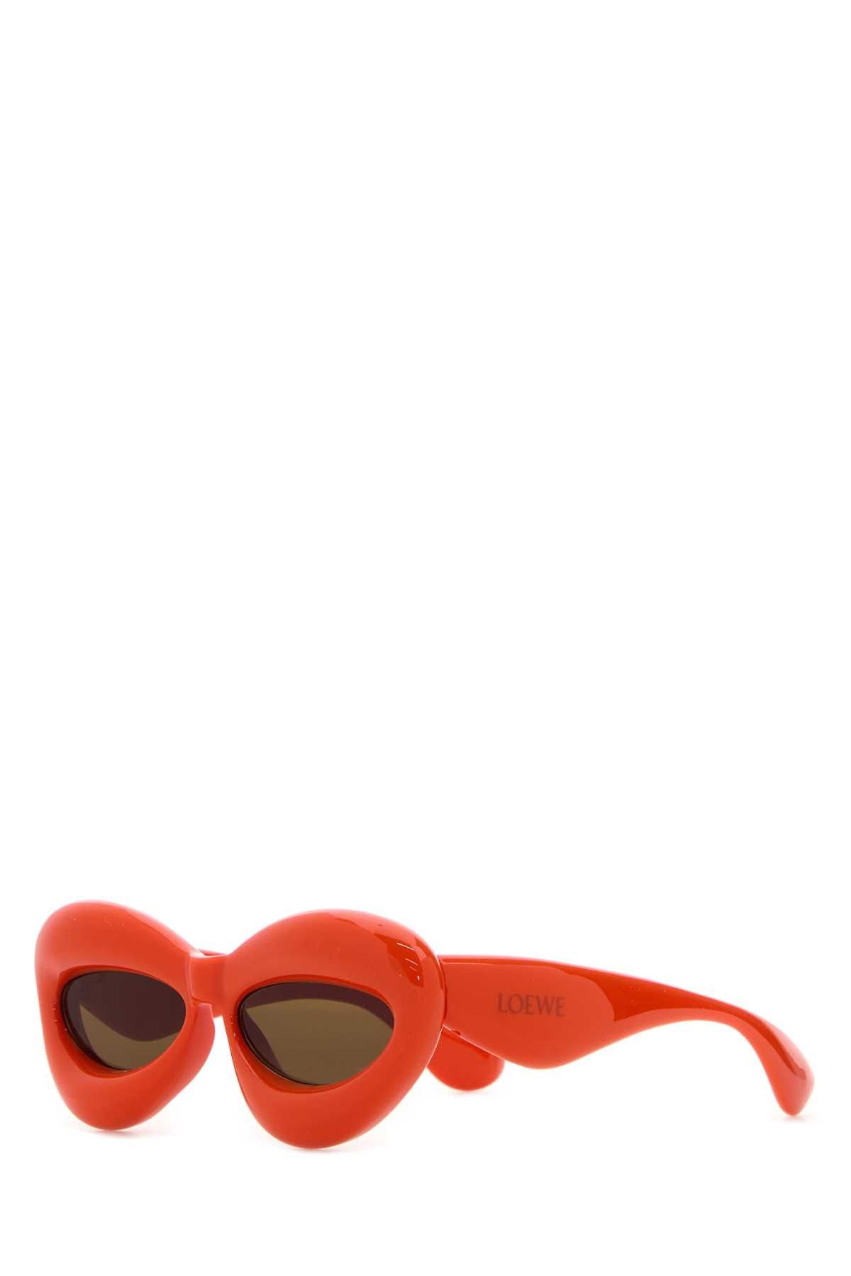 Loewe Orange Acetate Sunglasses Size ONE SIZE - 1 Thumbnail