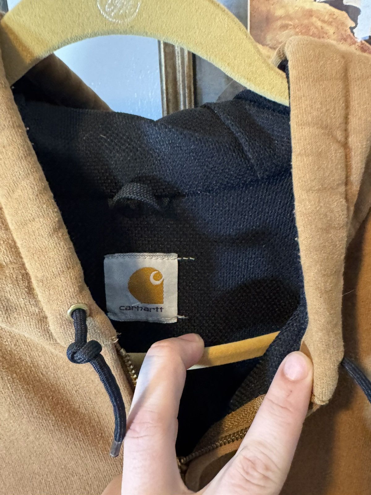 Carhartt Vintage Carhartt Thermal Lined Hoodie Size US XL / EU 56 / 4 - 3 Thumbnail