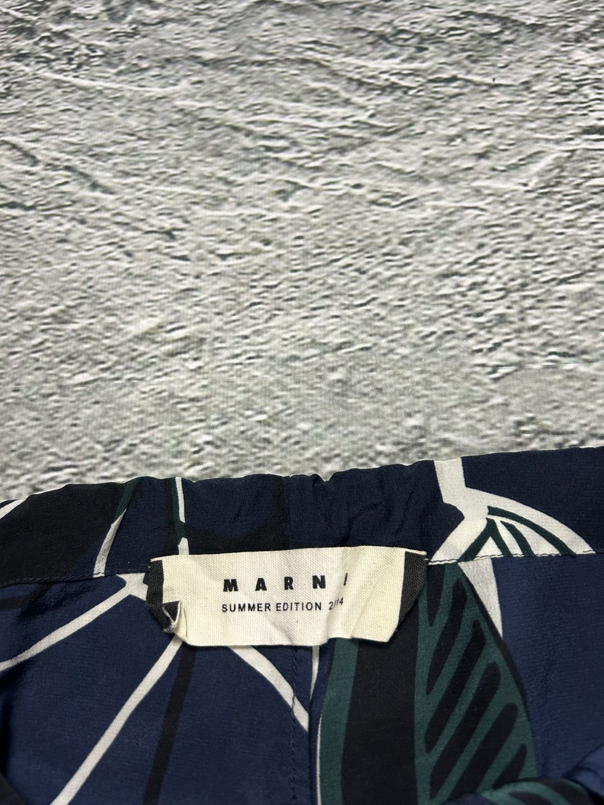 Marni Marni Summer Edition 2014 silk pants blue floral Size 28" / US 6 / IT 42 - 2 Thumbnail