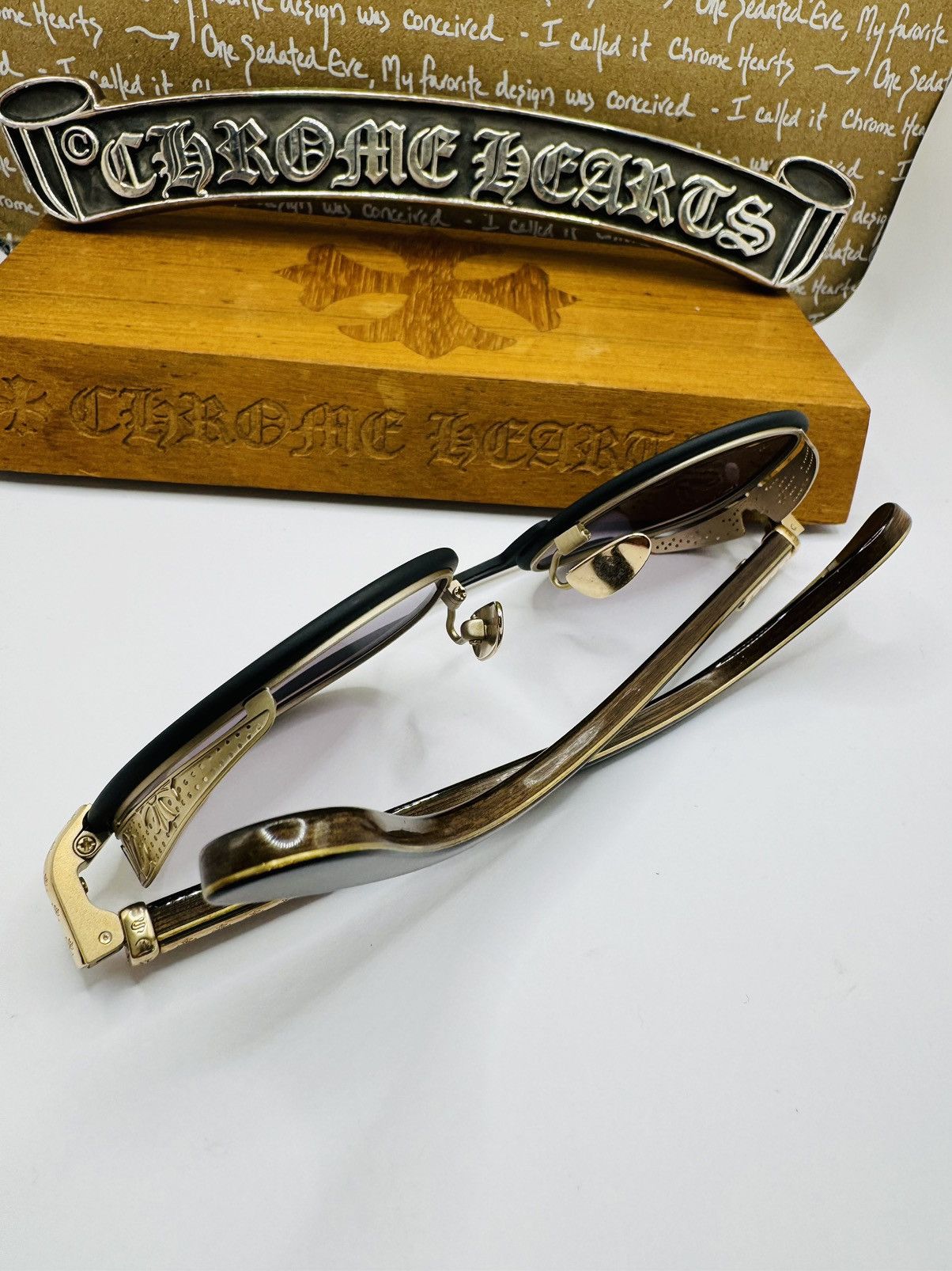 Chrome Hearts Chrome Hearts Preyank 2 Sunglasses Size ONE SIZE - 6 Thumbnail