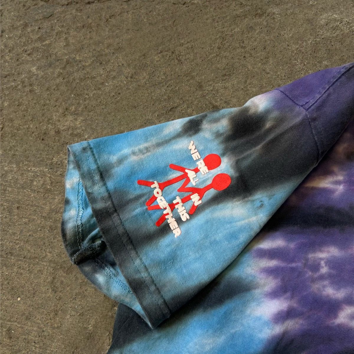 Band Tees × Travis Scott 2019 Astroworld Festival Official Souvenir Tie Dye T-shirt Size US M / EU 48-50 / 2 - 4 Thumbnail