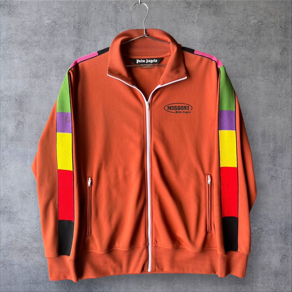 Missoni × Palm Angels VERY CLEAN PALM ANGELS X MISSONI TRACK JACKET SIZE XL Size US XL / EU 56 / 4 - 1 Thumbnail