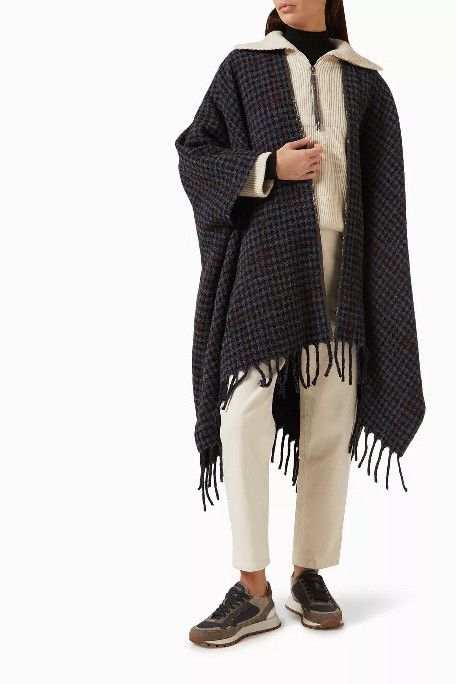 Brunello Cucinelli o1y0725 Size : OS / Cloak in Multicolor Size ONE SIZE - 5 Thumbnail
