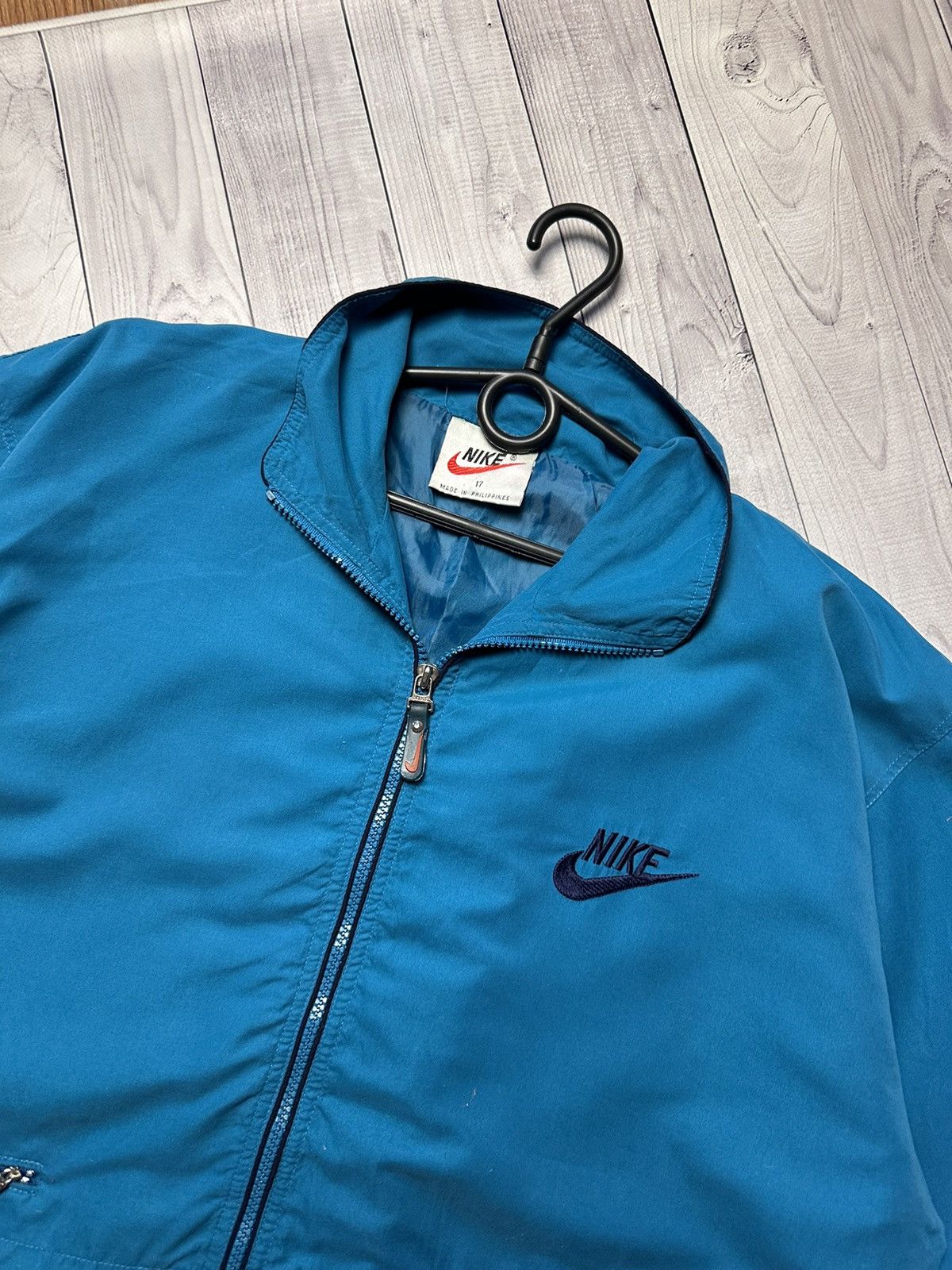 Nike × Vintage Vintage Nike track suit jacket + pants size M/L logo rare Size US M / EU 48-50 / 2 - 7 Thumbnail