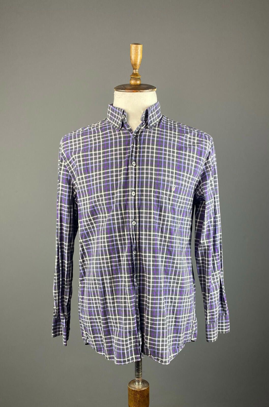 Gant Men Gant Melange Multicolor E -Z Check Shirt Size L Size US L / EU 52-54 / 3 - 1 Thumbnail