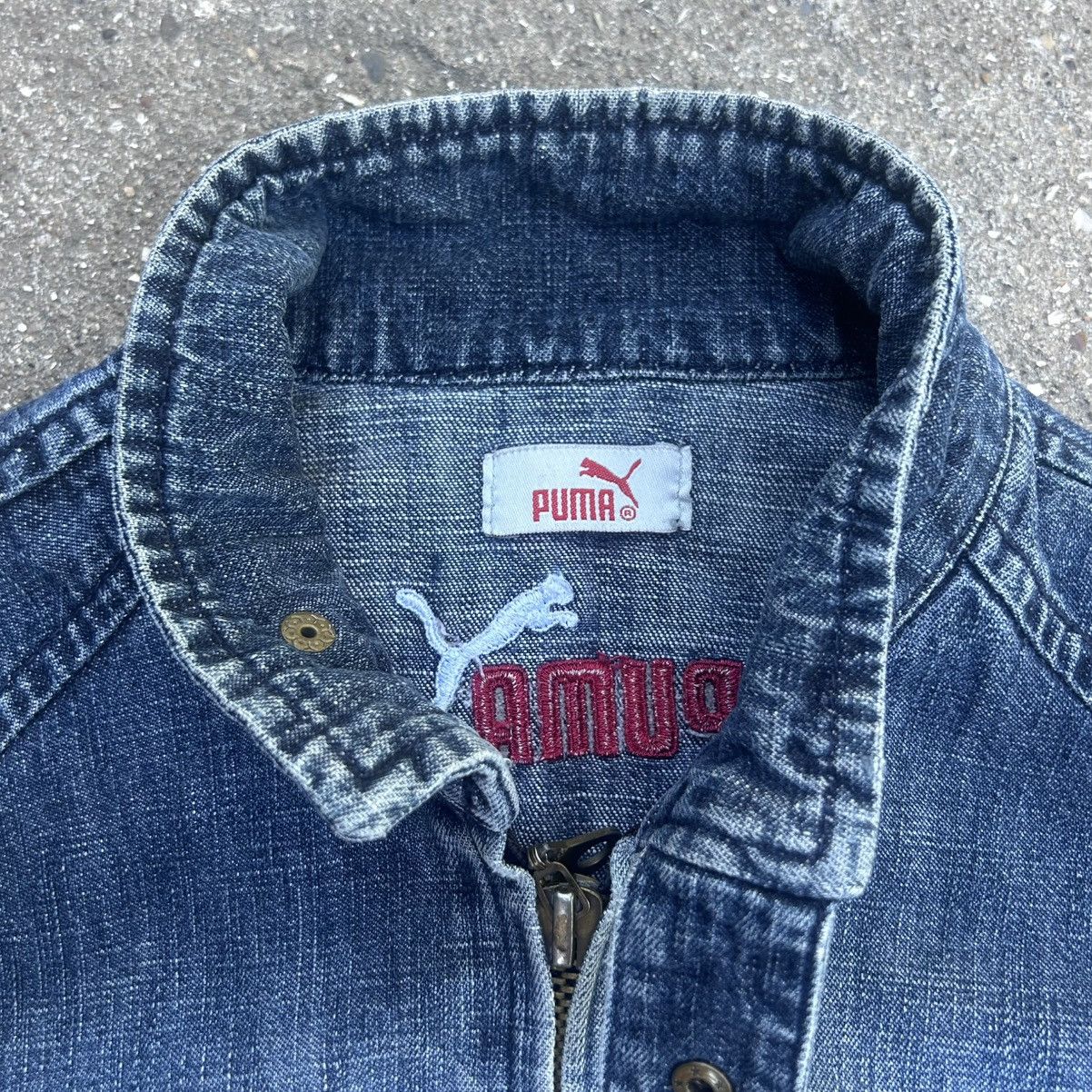 Puma Vintage Puma Jean Jacket Size US L / EU 52-54 / 3 - 4 Thumbnail