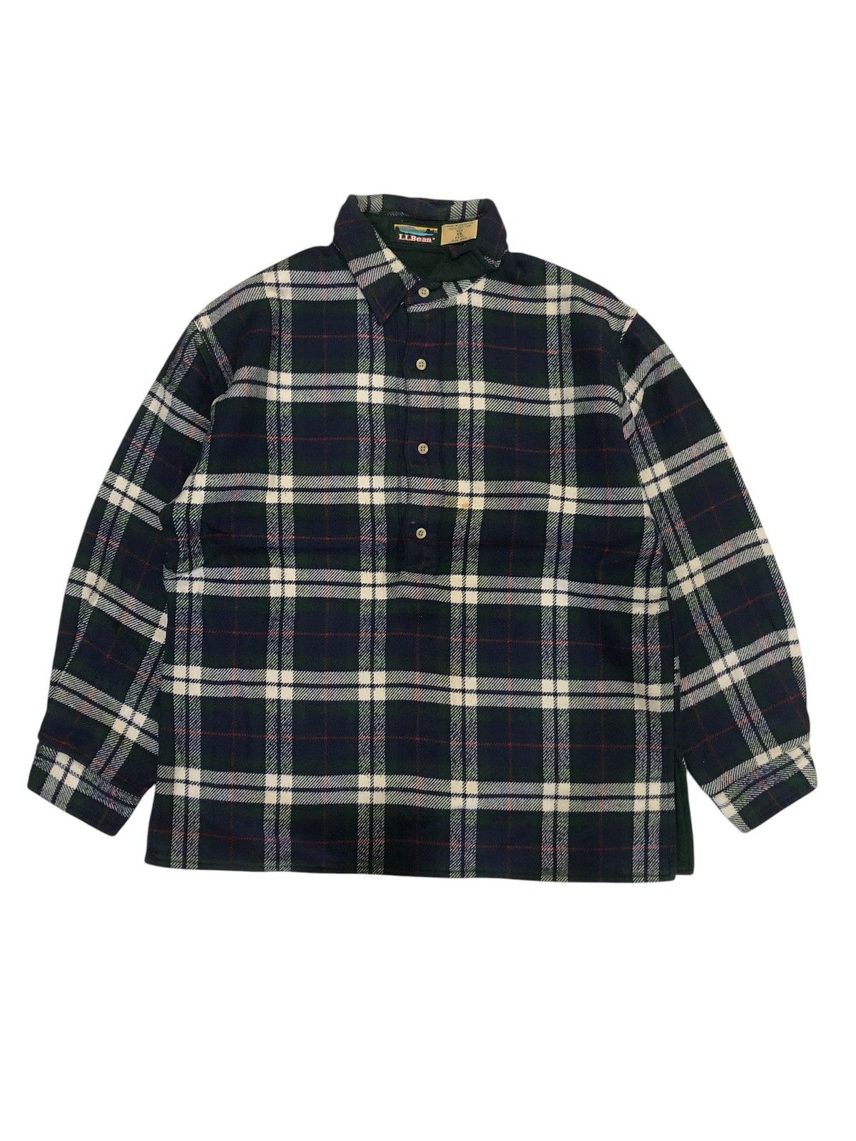 Japanese Brand Vintage LL Bean Plaid Sweater Size US S / EU 44-46 / 1 - 1 Thumbnail