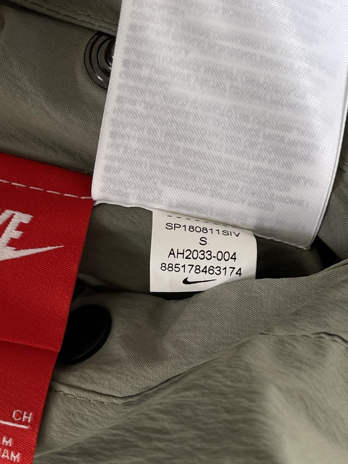Nike Nike AF-1 Reversible Nylon Big Logo Swoosh Bomber Jacket Size US S / EU 44-46 / 1 - 17 Thumbnail