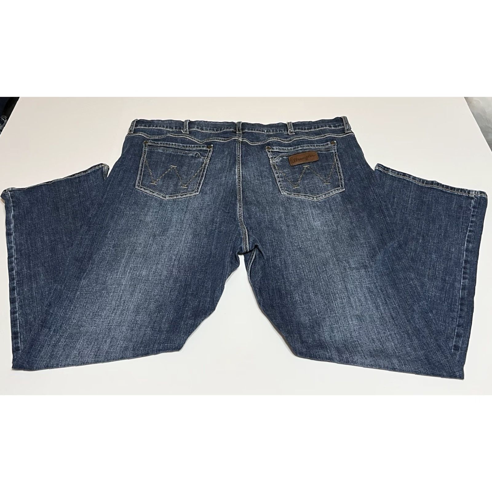 Wrangler WRANGLER Retro Slim Boot Jeans Mens 44x32 44x31 Blue Western Cowboy Bootcut Denim Slim Fits Mens Size US 44 / EU 60 - 2 Thumbnail