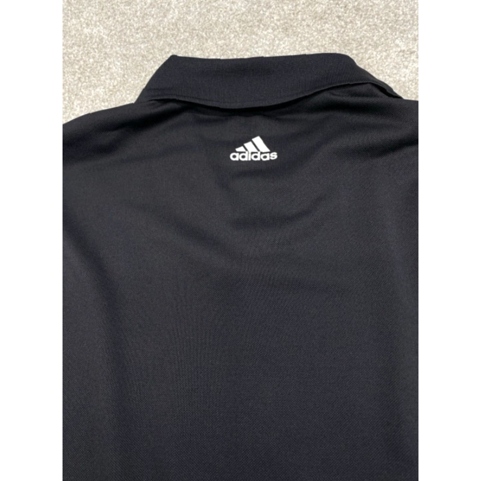 Adidas Adidas Golf Polo Shirt L Mens Black Short Sleeve Logo 6063 90s Event Athletic Polo Shirt adidas Golf Polo Size US L / EU 52-54 / 3 - 5 Thumbnail