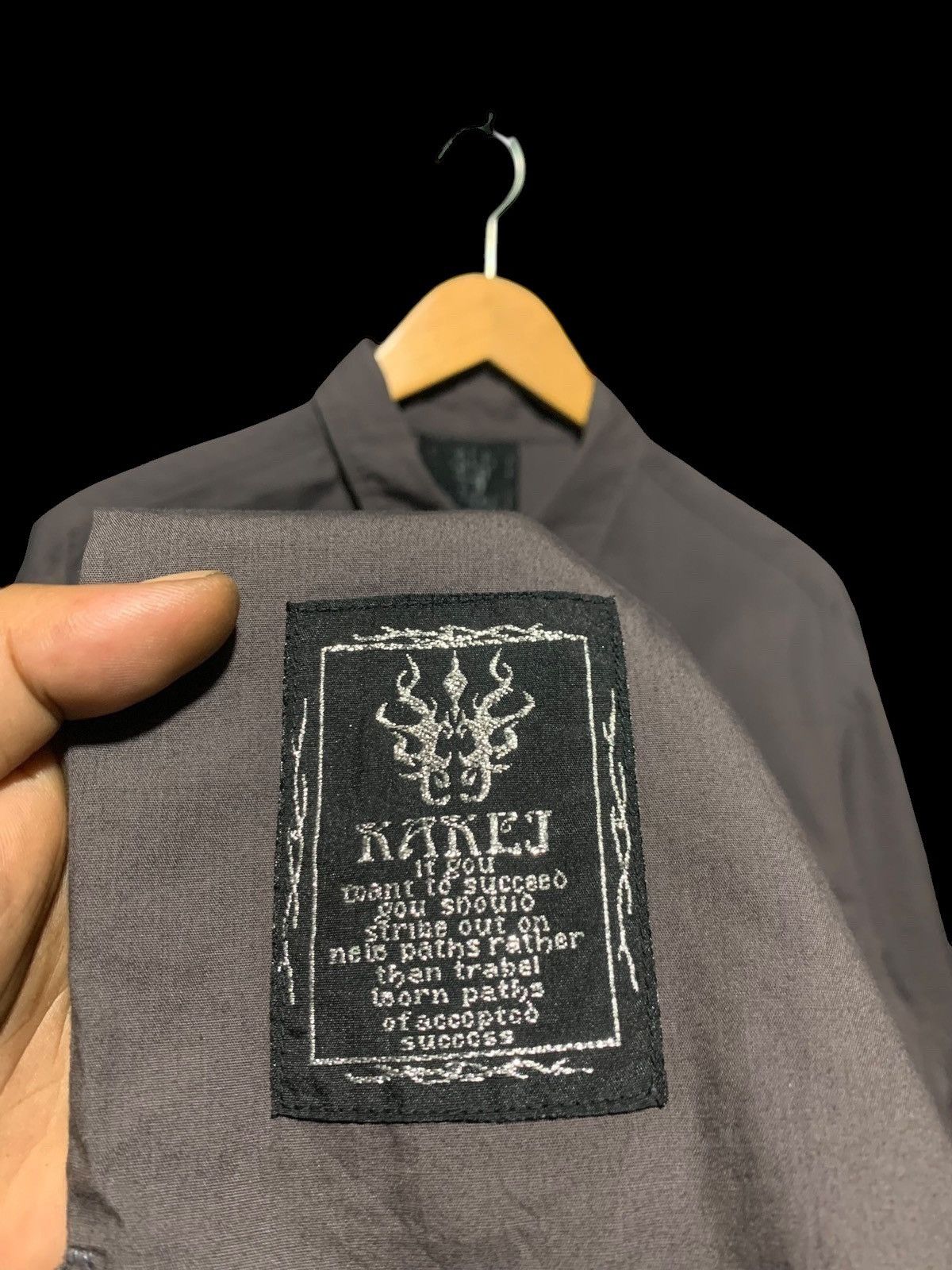 Japanese Brand Vintage Kakej poem dragon japan shirt Size US L / EU 52-54 / 3 - 7 Thumbnail