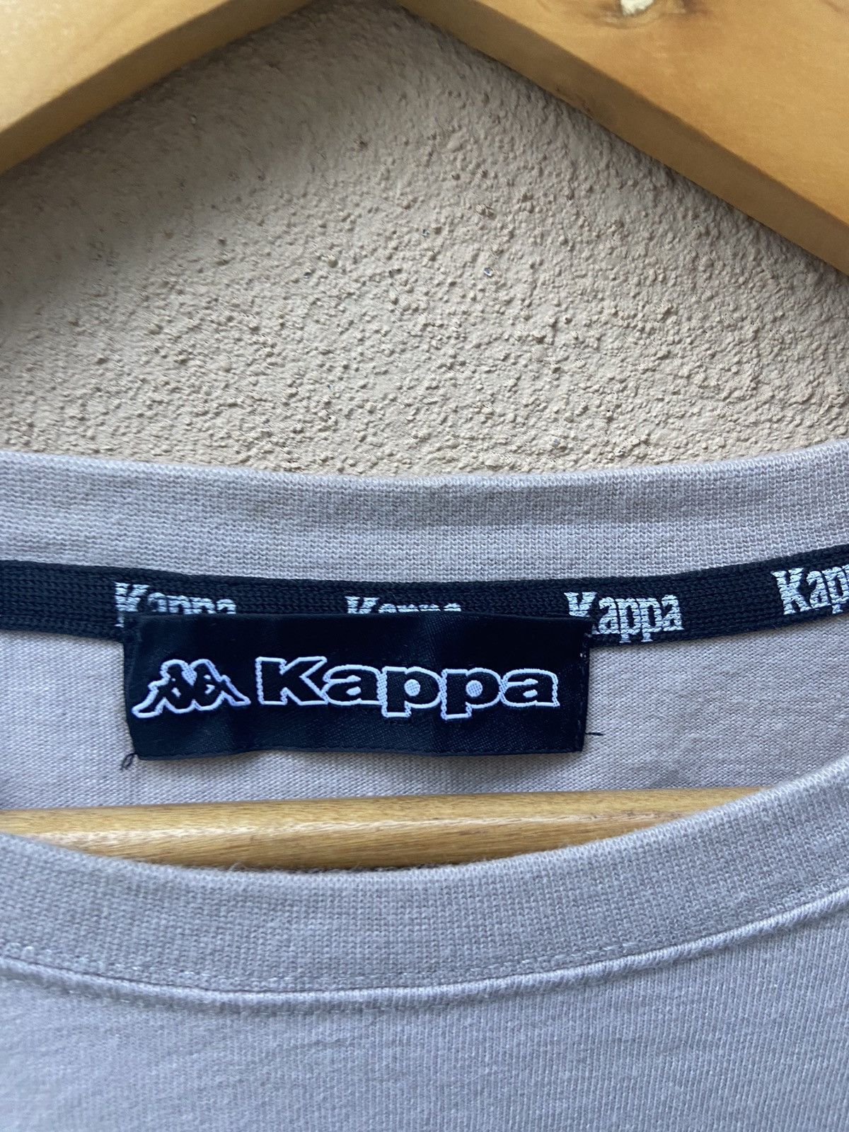 Kappa 🔥 Vintage Kappa t shirt long Sleeve Kappa Side tape 90s Size US L / EU 52-54 / 3 - 6 Thumbnail