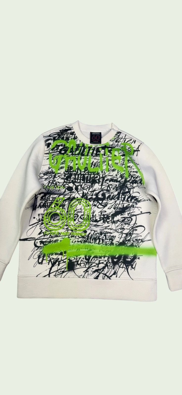 Jean Paul Gaultier Jean Paul Gaultier Sweater Anniversary JPG Archive Graffiti Size US M / EU 48-50 / 2 - 2 Thumbnail