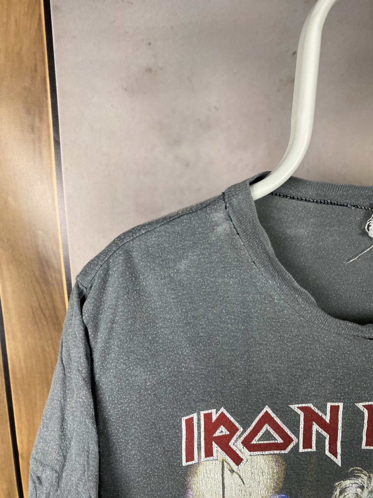 Iron Maiden 🧟Vintage 80s T-Shirt Iton Maiden Killers Album Promo Tee🧟 Size US L / EU 52-54 / 3 - 5 Thumbnail