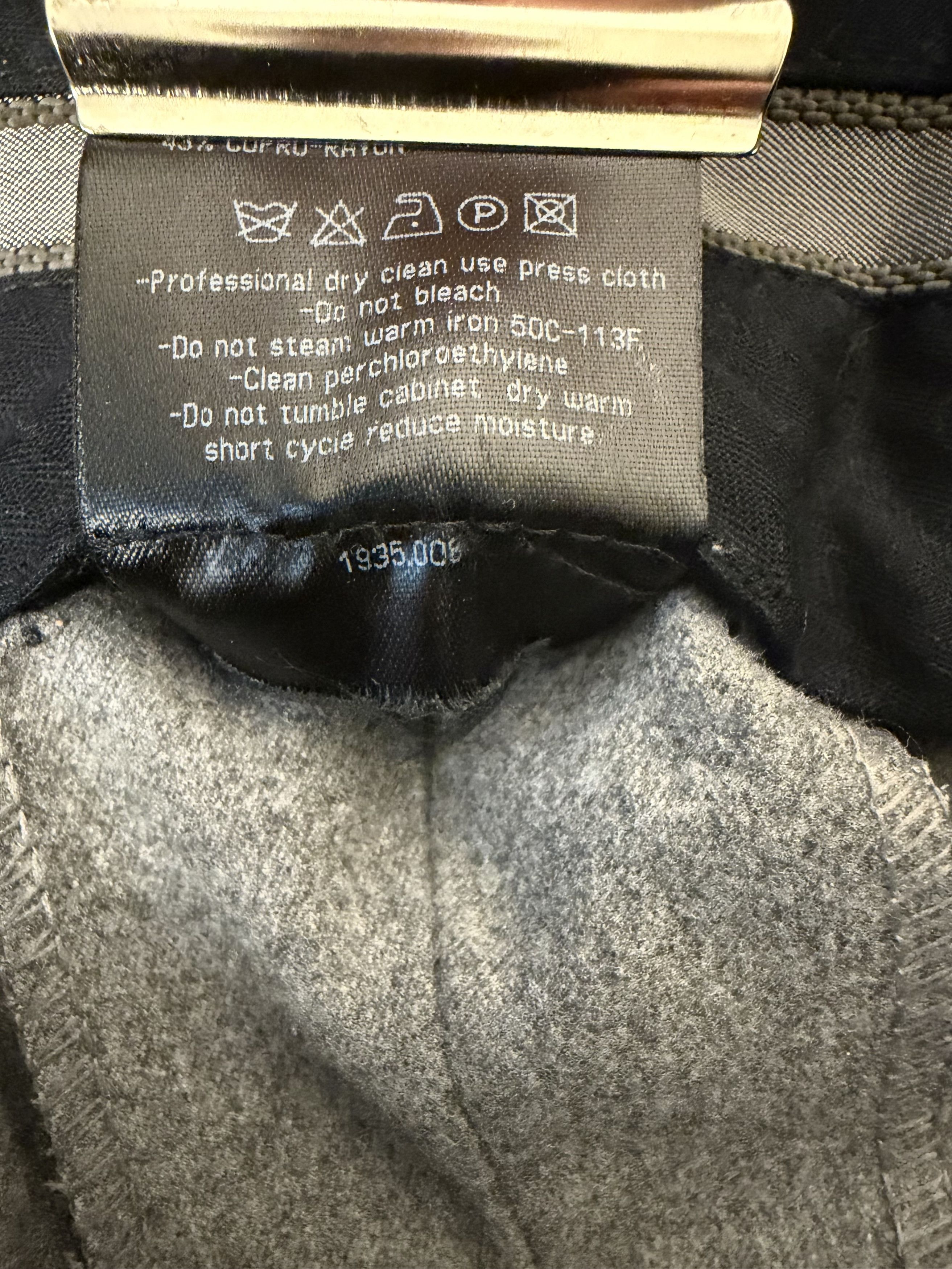 Giorgio Armani Borgo 21 Tailored Grey Trousers Size US 32 / EU 48 - 5 Thumbnail