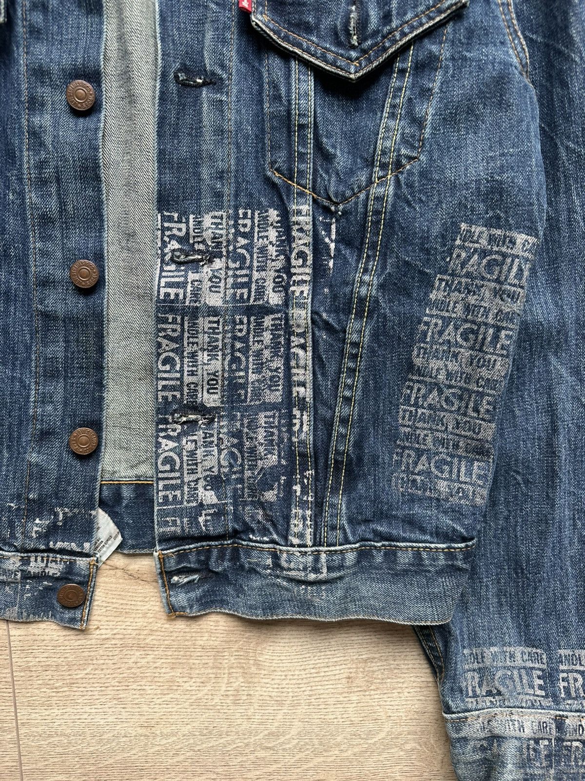 Levi's LEVIS Big E 67s Made in USA Denim Jacket Men Size 40 Size US XXS / EU 40 - 4 Thumbnail