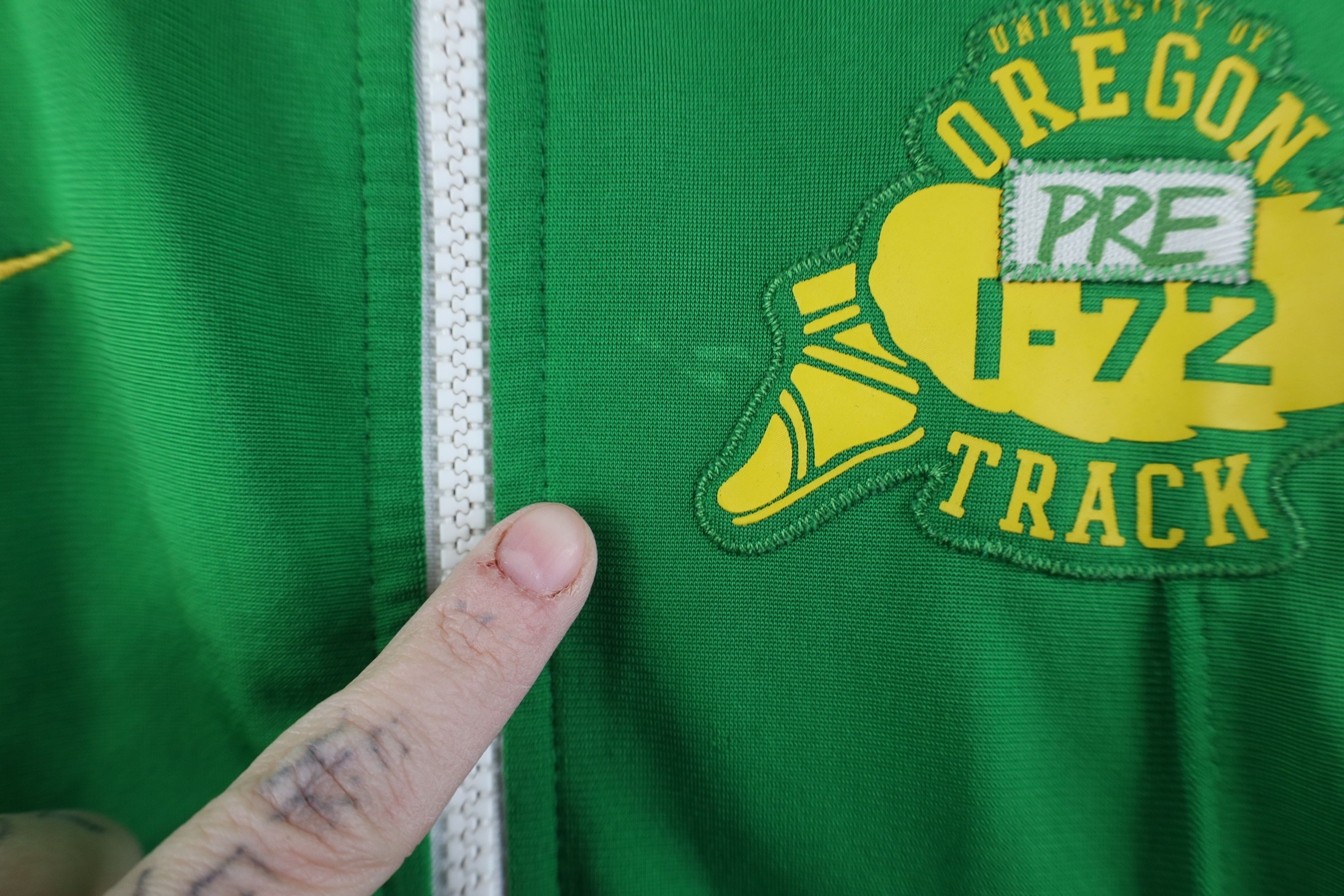 Nike Vintage Nike Prefontaine University of Oregon Track Jacket Size L / US 10 / IT 46 - 5 Thumbnail