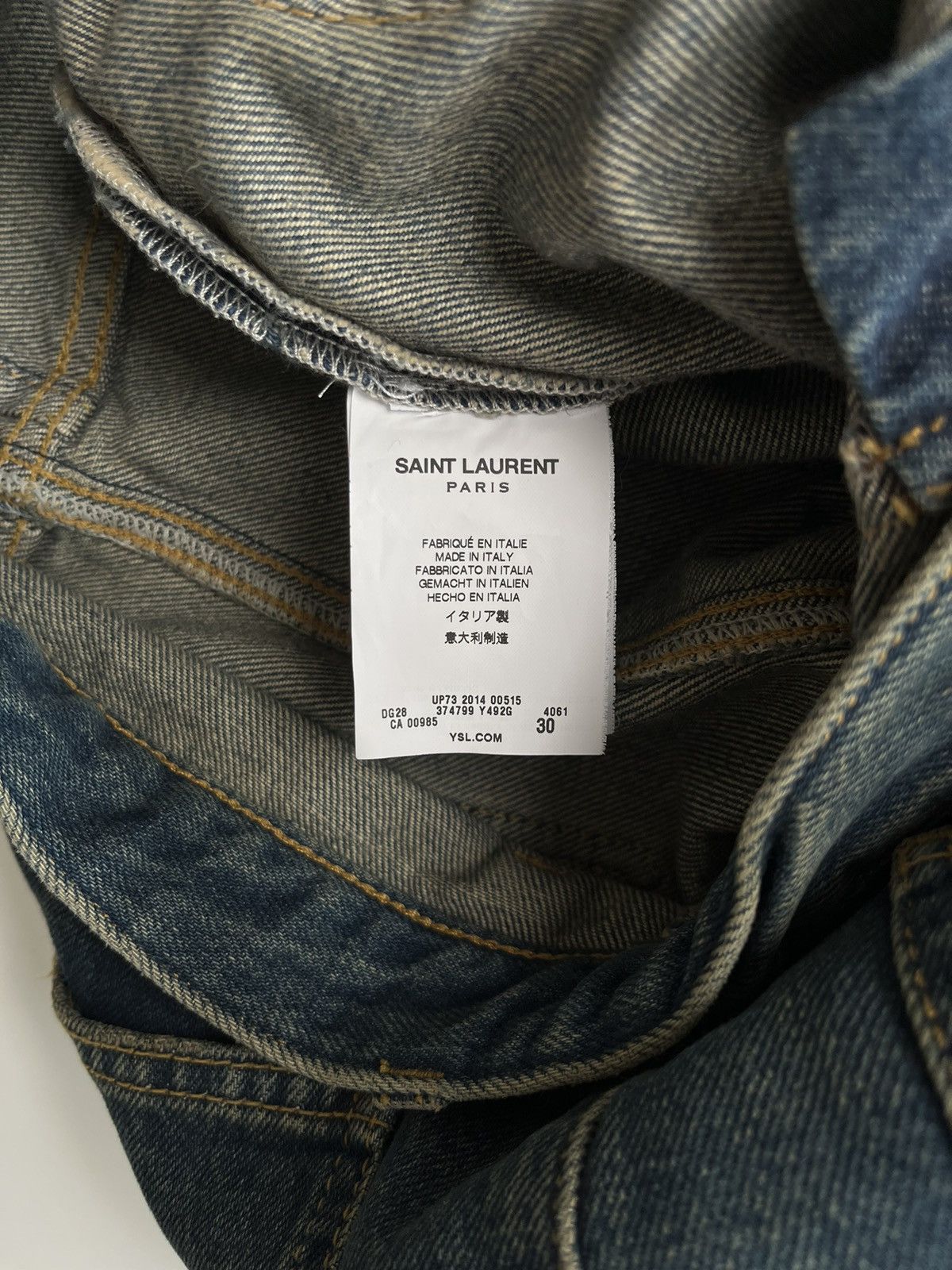 Hedi Slimane × Saint Laurent Paris SS15 Saint Laurent Paris Hedi Slimane D09 Flared Jeans Size 30" / US 8 / IT 44 - 9 Thumbnail