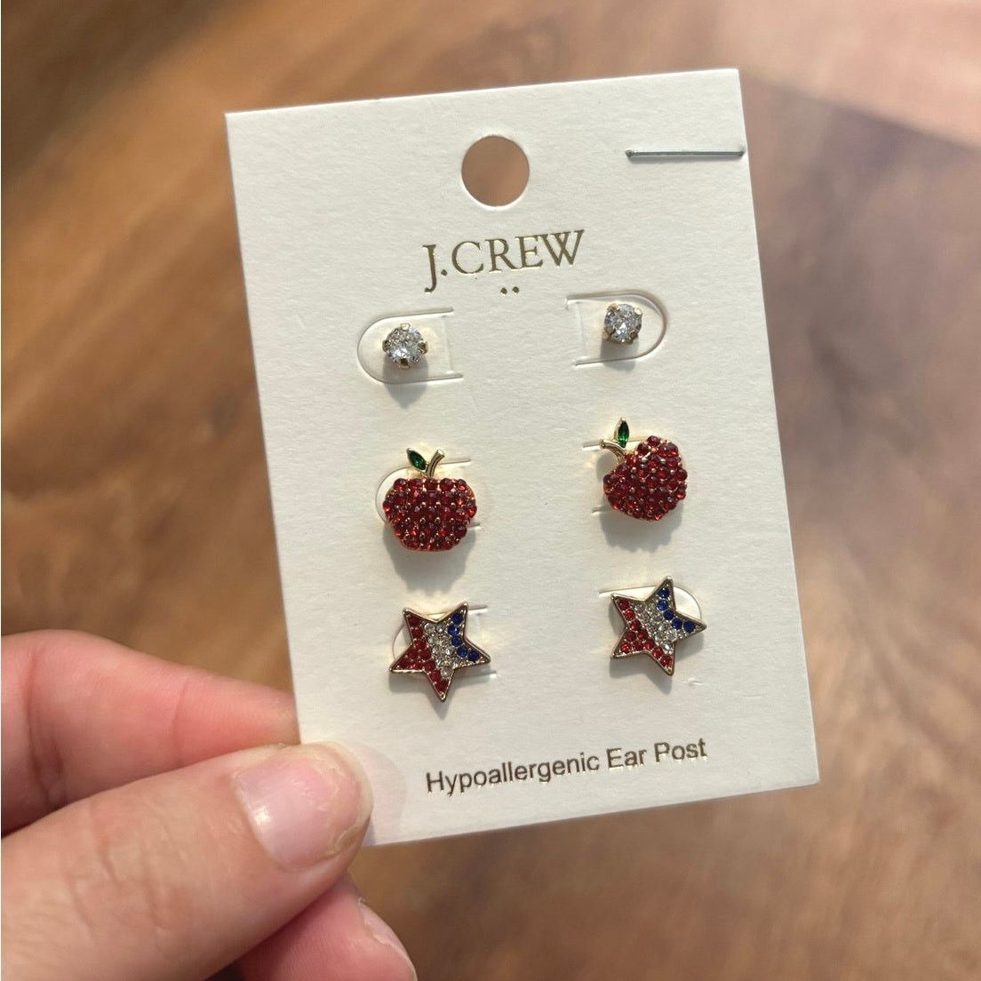 J.Crew NWT J.Crew Patriotic Star Earring Set Size ONE SIZE - 4 Thumbnail