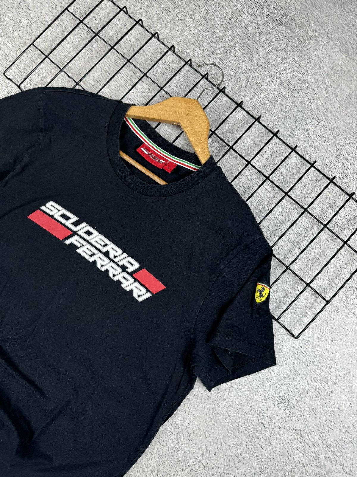 Ferrari × Formula 1 × Vintage Vintage Ferrari Scuderia Black T Shirt Racing F-1 L size Size US L / EU 52-54 / 3 - 2 Thumbnail