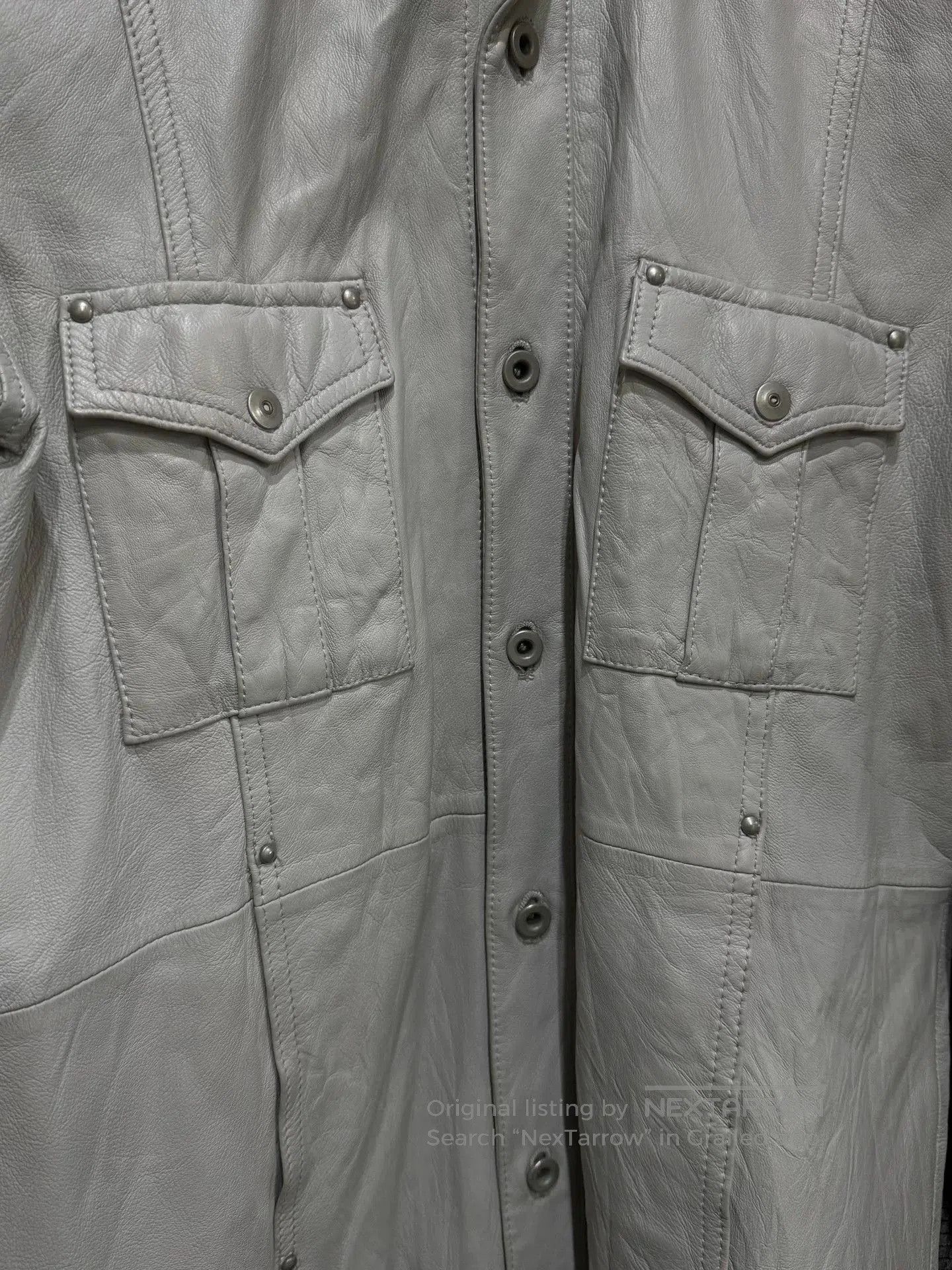 ABAHOUSE abhouse leather shirt in julius style. Size US M / EU 48-50 / 2 - 6 Thumbnail