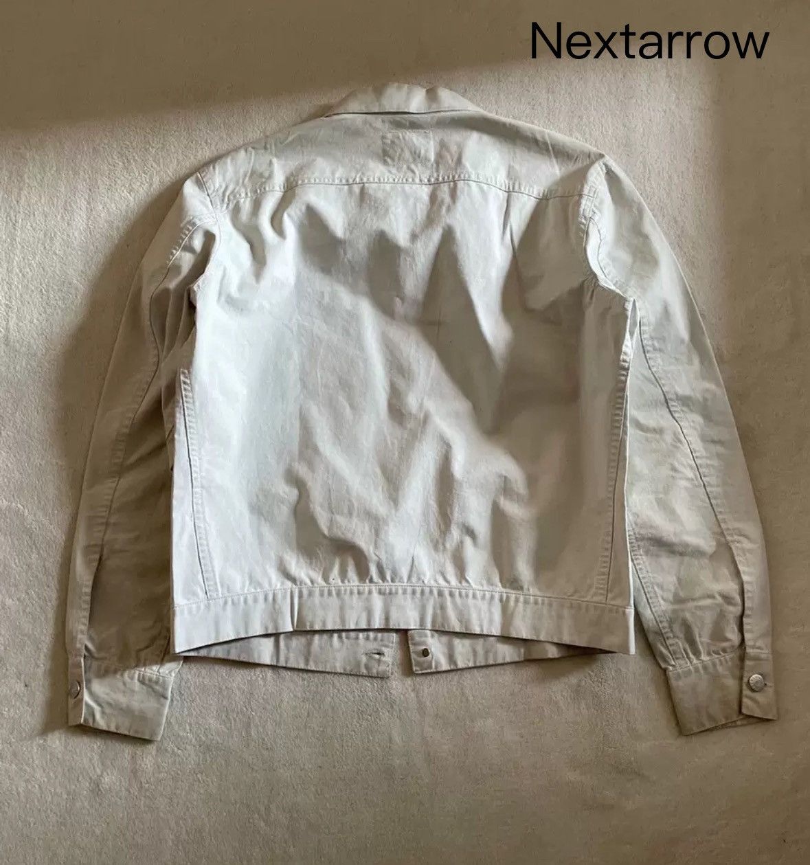 Helmut Lang Helmut Lang 98AW dirty white denim jacket 2412-Nextarrow Size US S / EU 44-46 / 1 - 2 Thumbnail