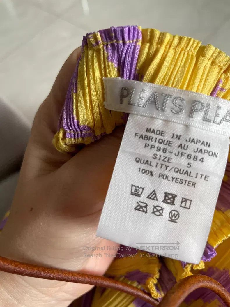 Issey Miyake Issey Miyake size:5 Purple Leopard Print Pants Size 22" - 4 Thumbnail