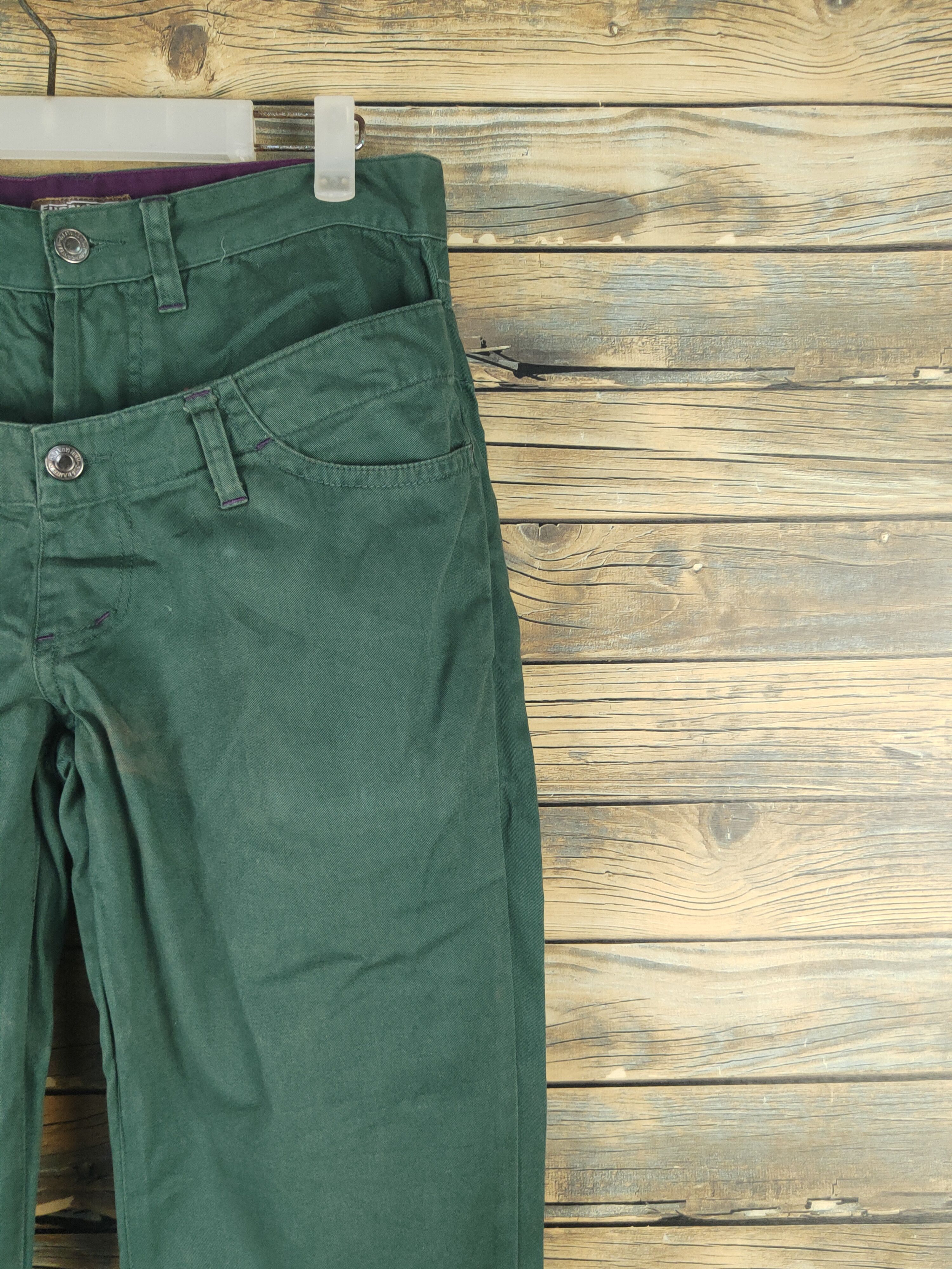 Japanese Brand DL Euphuistic Green Multipocket Casual Pants #1538 Size US 30 / EU 46 - 5 Thumbnail