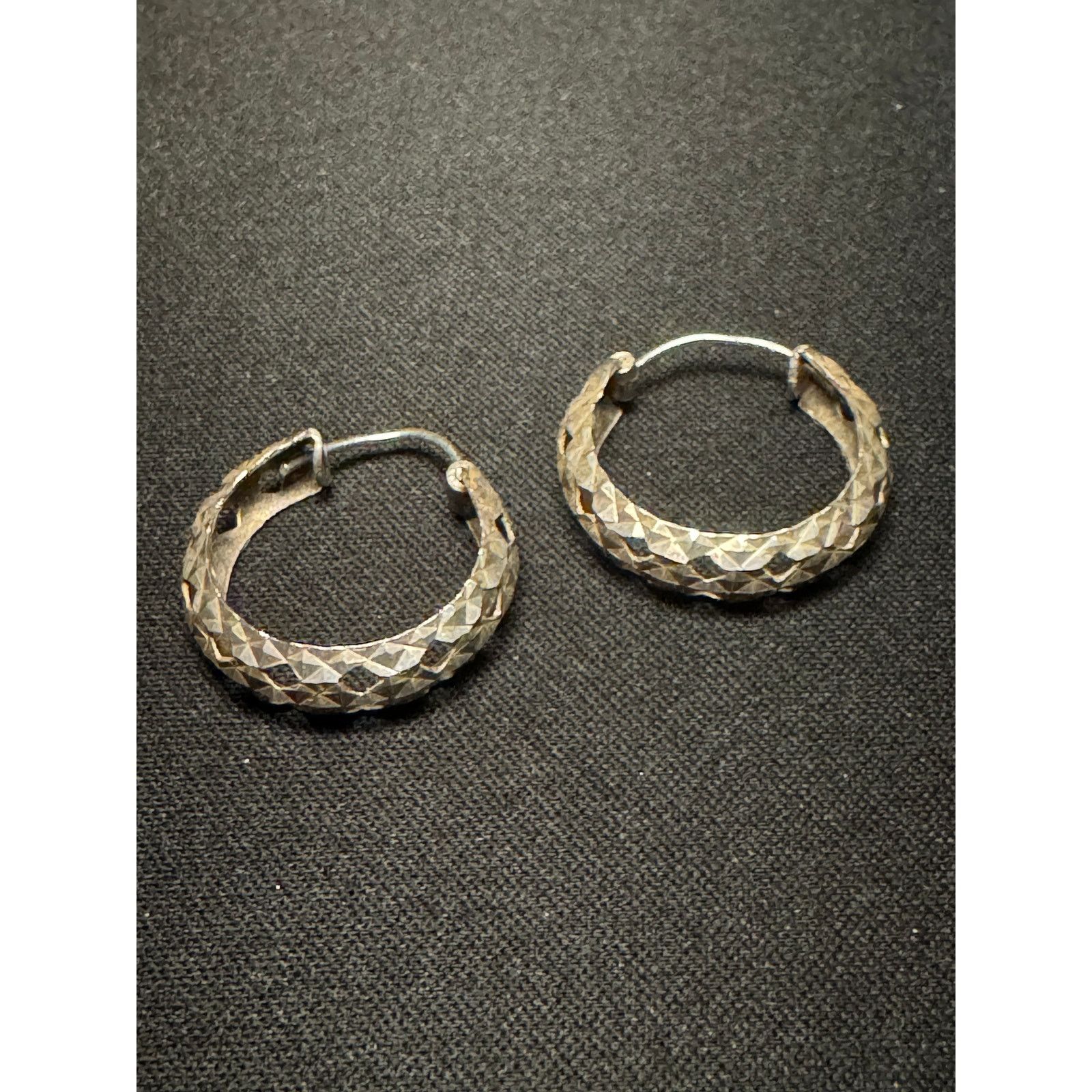Other 925 Sterling Silver Vintage Hoop Earrings Size ONE SIZE - 1 Thumbnail