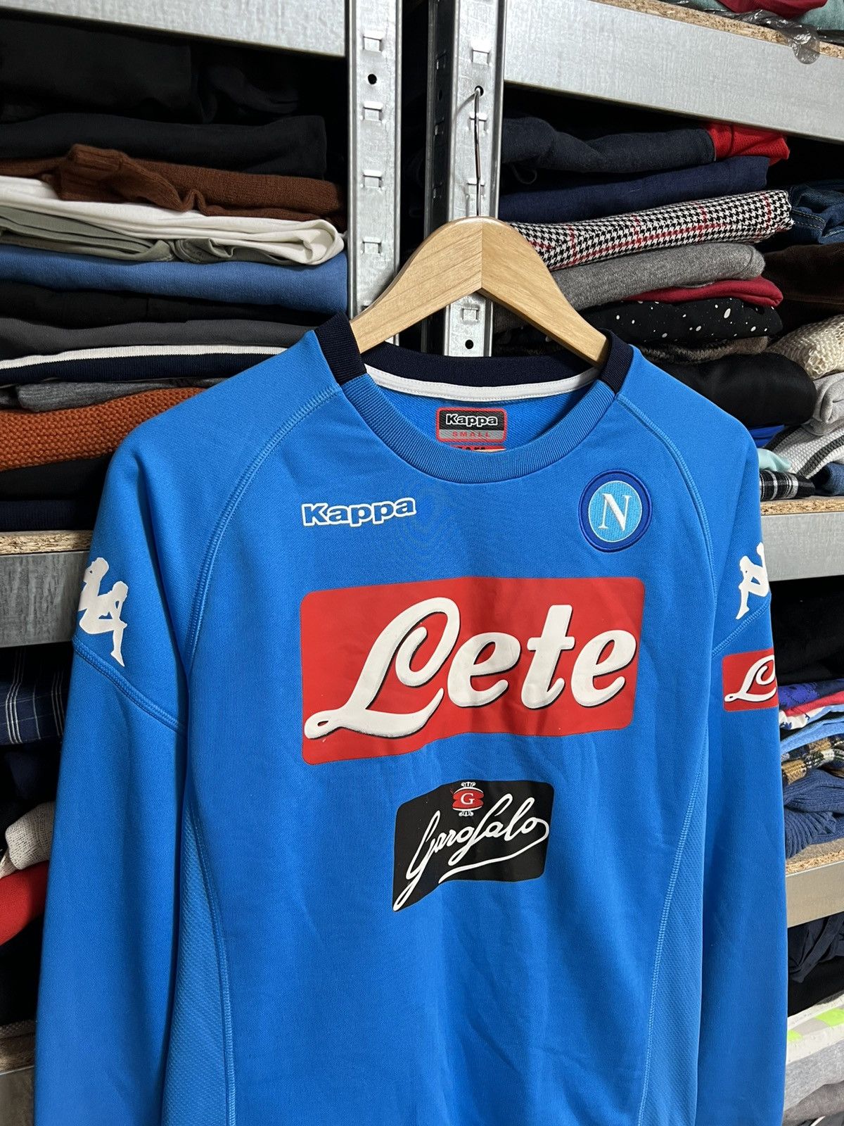 Kappa Kappa Napoli Long Sleeve Sweatshirt Size S Training Jersey Size US S / EU 44-46 / 1 - 2 Thumbnail