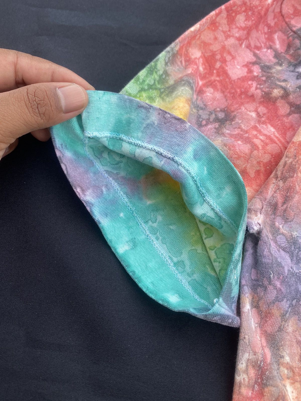 Vintage Rare Vintage Tie Dye Tshirt (Single Stitches) Size US M / EU 48-50 / 2 - 10 Thumbnail