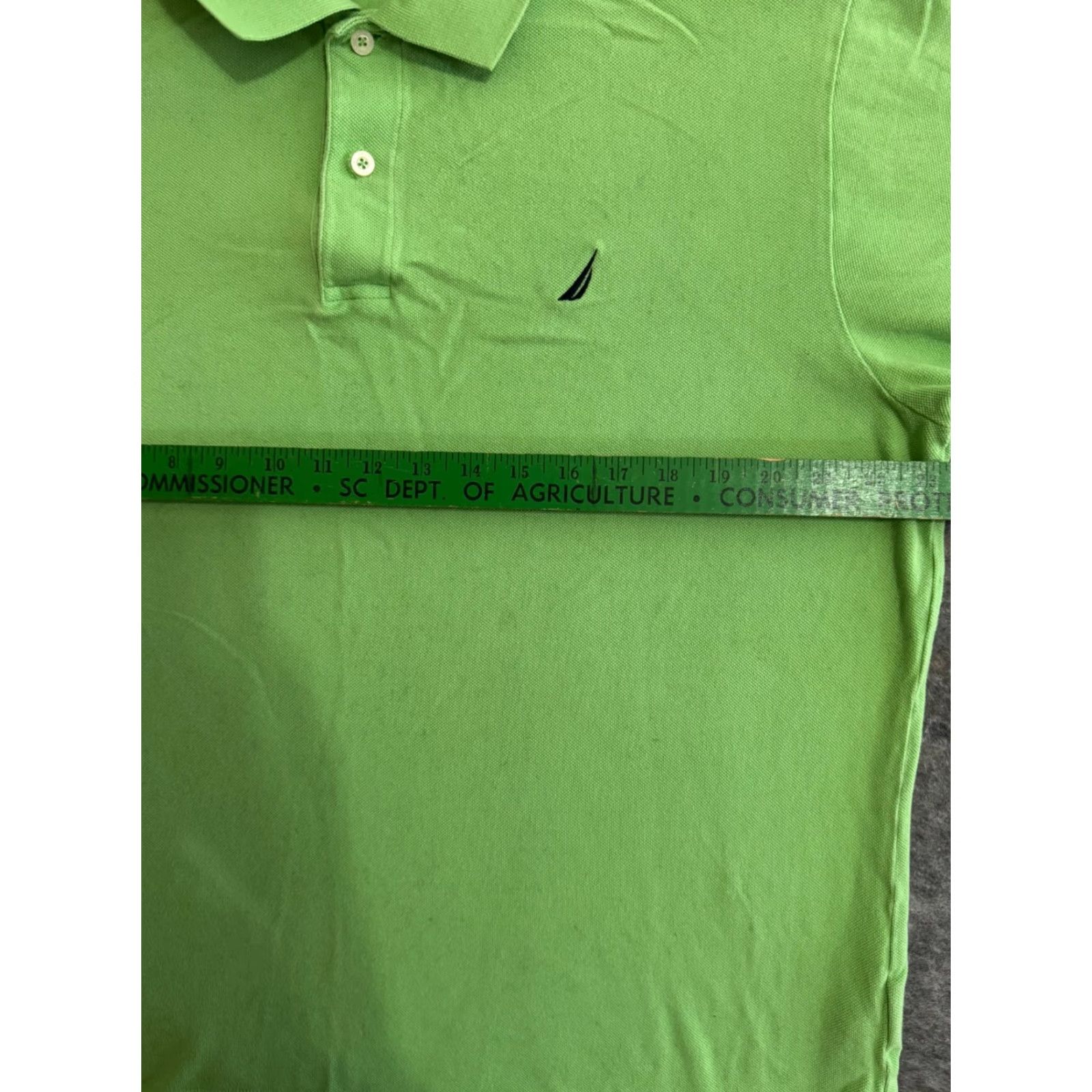 Nautica Nautica Polo Shirt Mens Size Large Green Short Sleeve Casual Solid Logo Button Collared Size US L / EU 52-54 / 3 - 4 Thumbnail