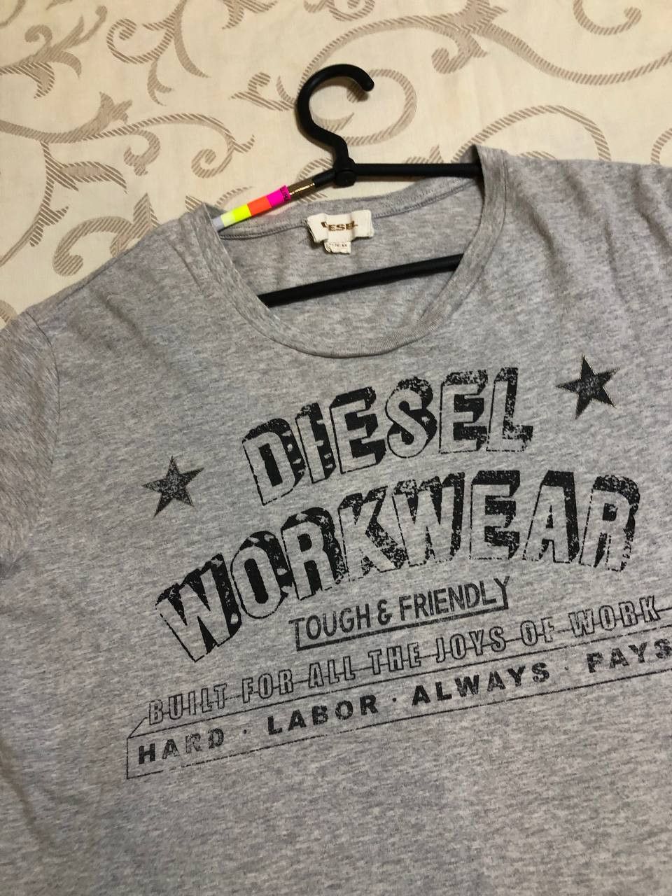 Diesel Diesel Vintage 90s Center Logo faded t-shirt Size US XL / EU 56 / 4 - 10 Thumbnail