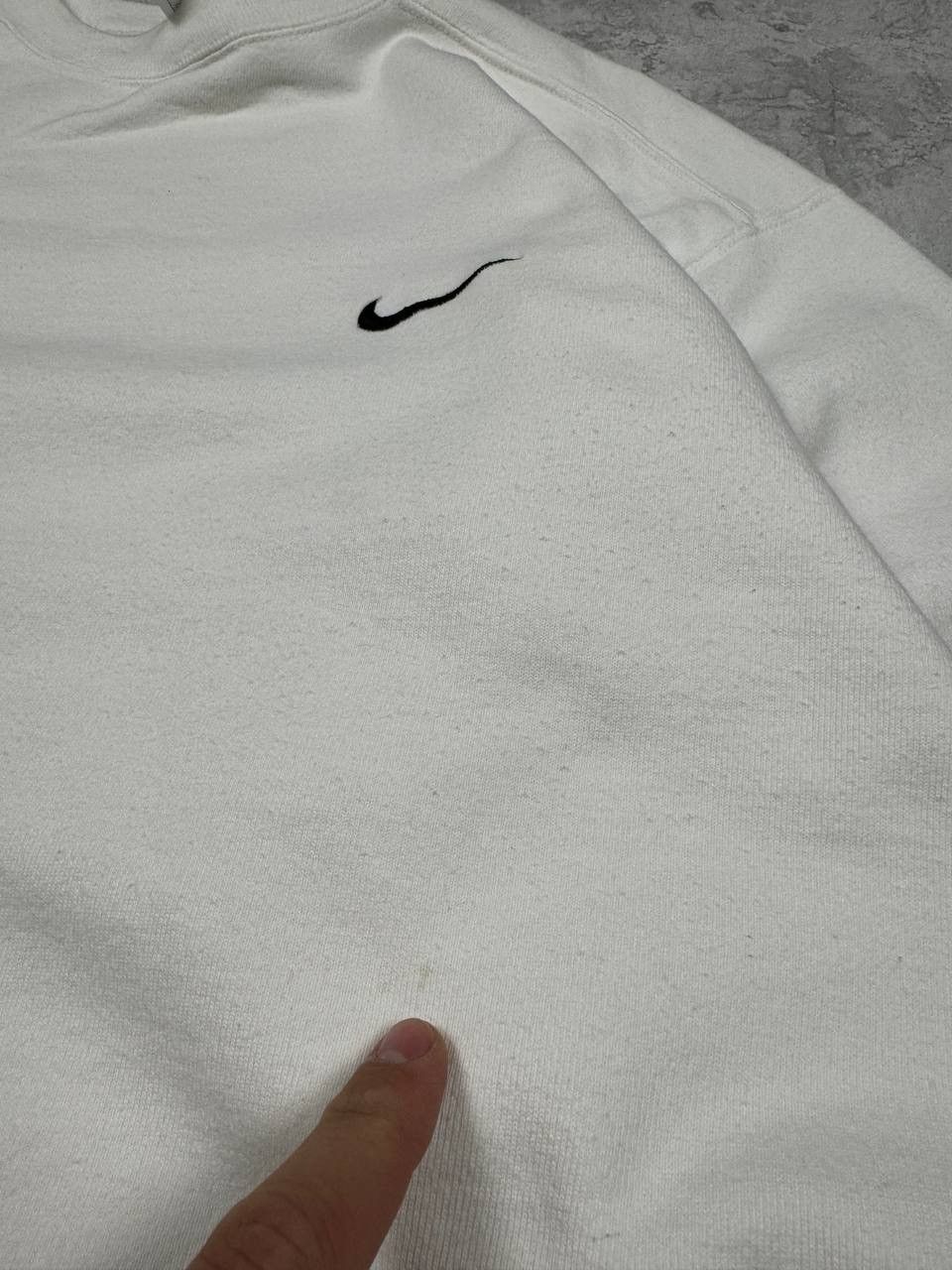 Nike Vintage 90’s Nike White Sweatshirt Crew Neck Made in USA Size US XL / EU 56 / 4 - 17 Thumbnail